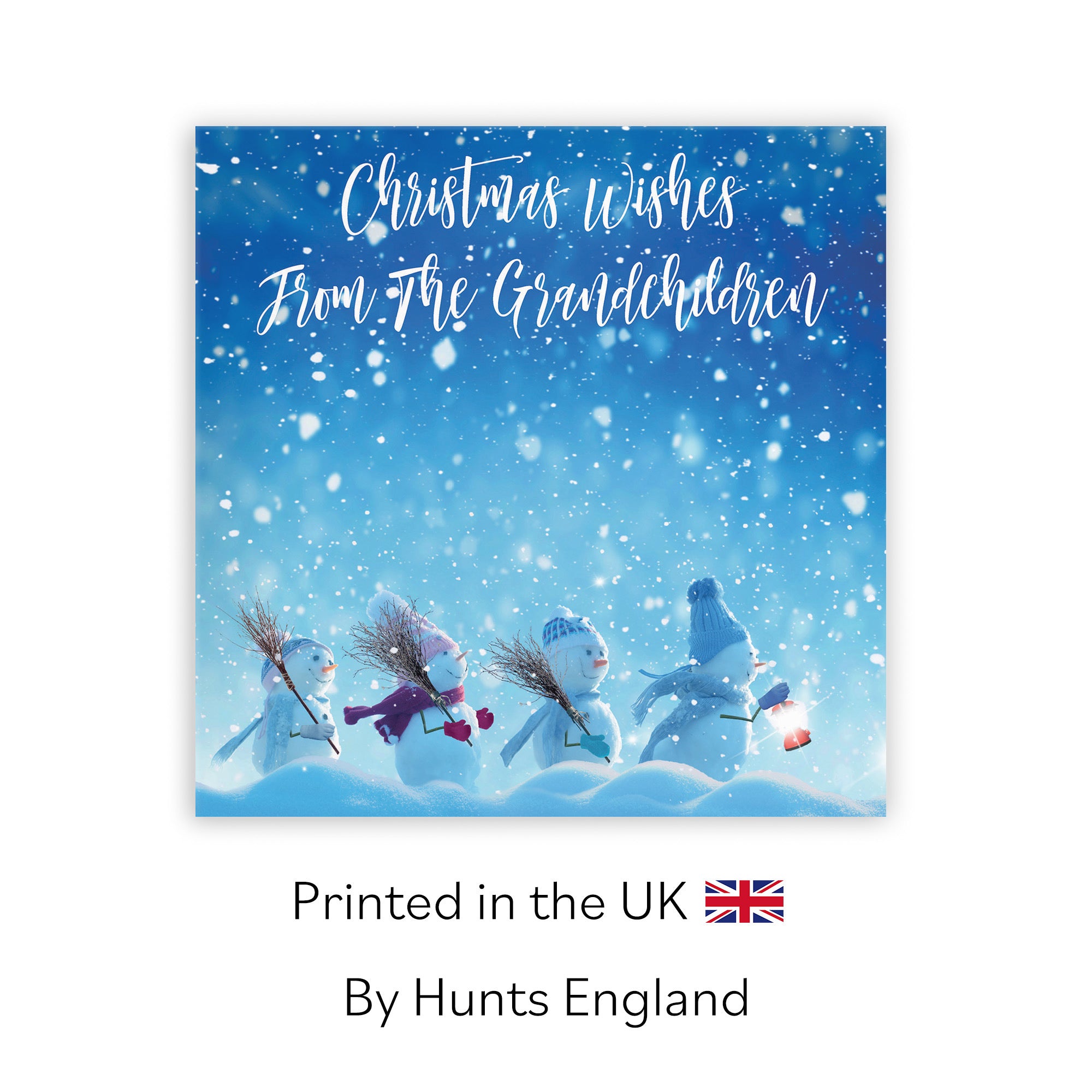 From Grandchildren Christmas Card Snow People - Default Title (TH03136)