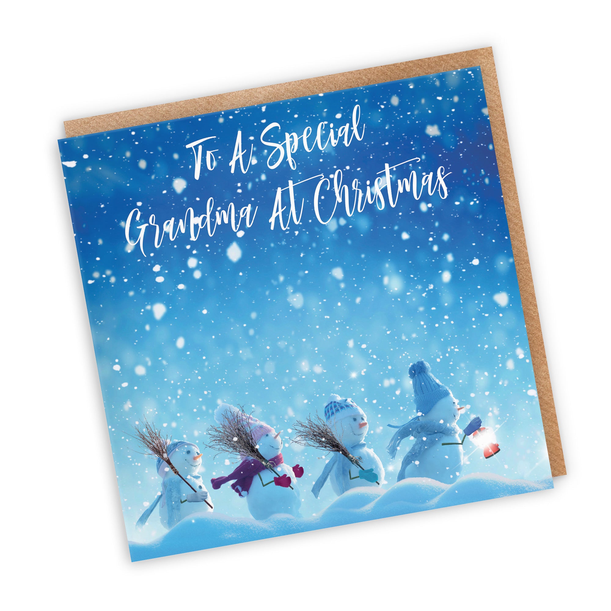 Grandma Christmas Card Snow People - Default Title (TH03137)