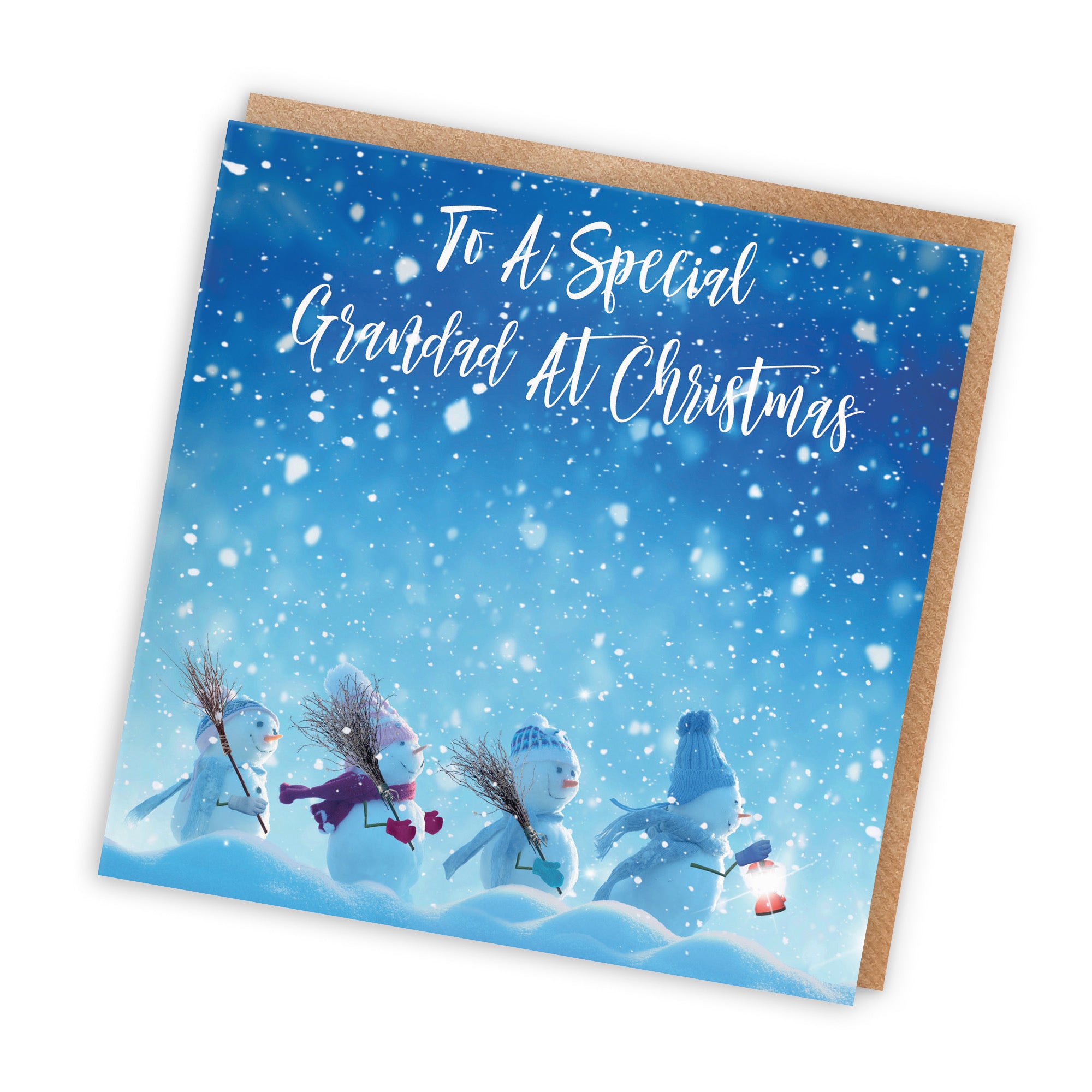 Grandad Christmas Card Snow People - Default Title (TH03139)
