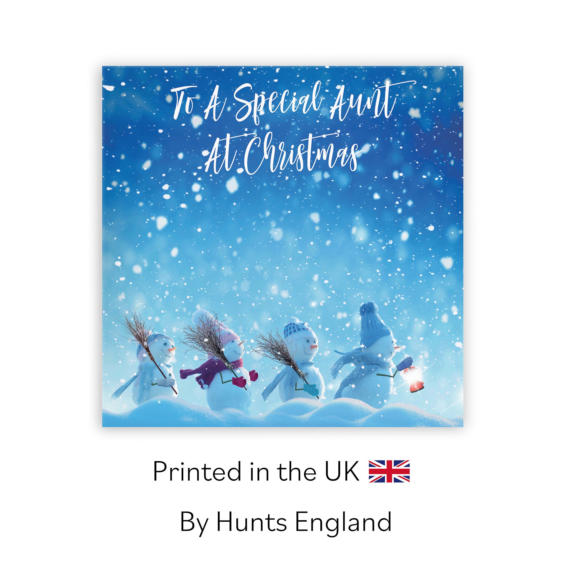 Aunt Christmas Card Snow People - Default Title (TH03141)