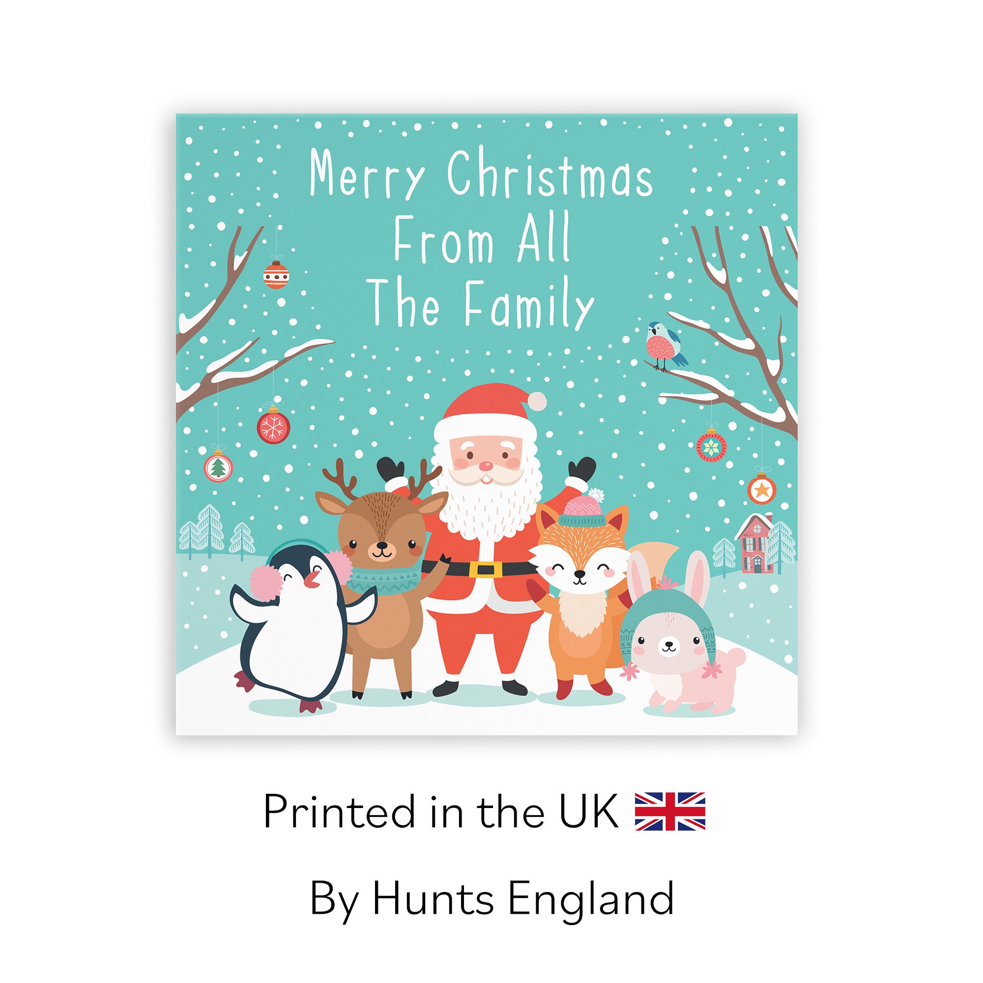 From All The Family Christmas Card Santa & Friends - Default Title (TH03151)