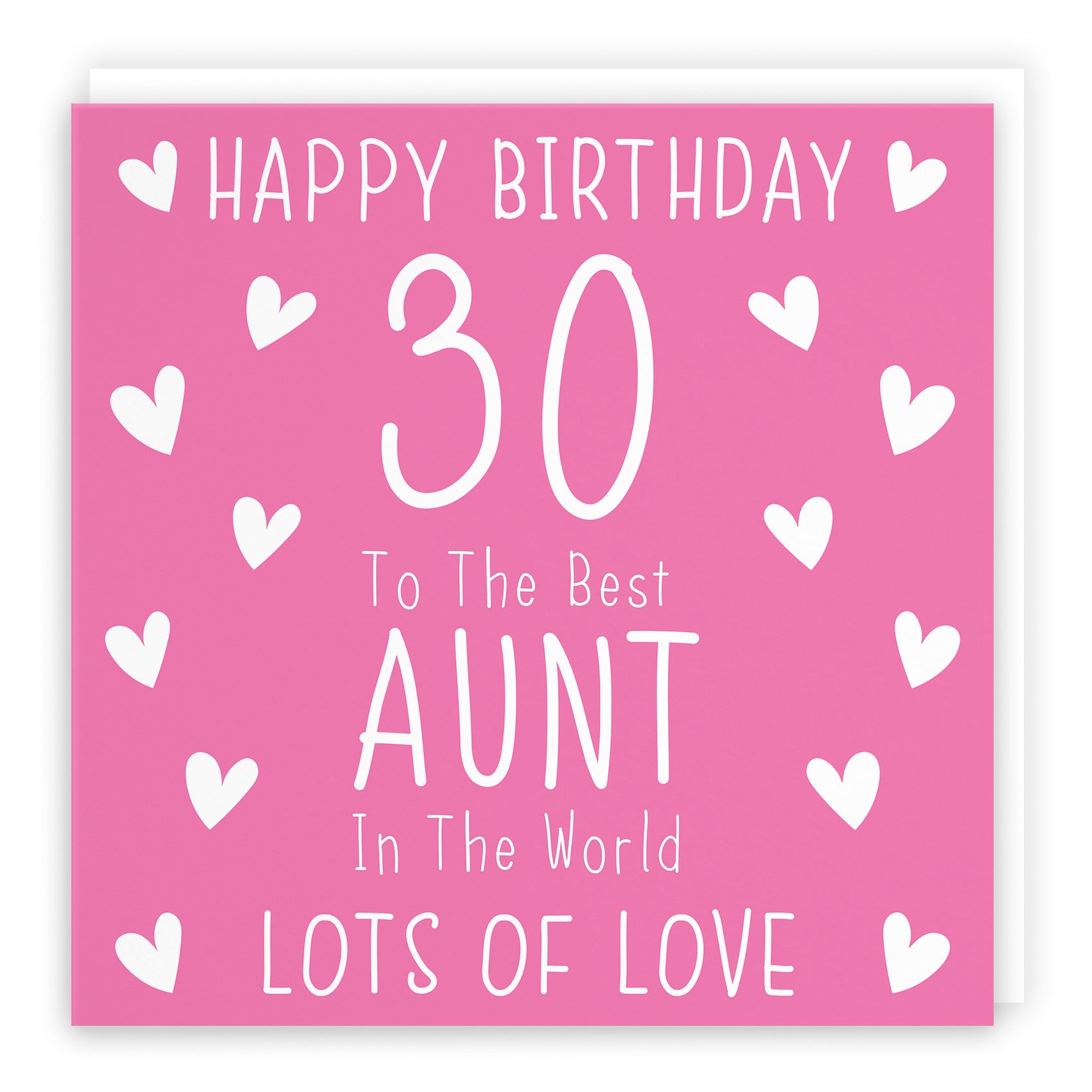 30th Aunt Birthday Card Iconic - Default Title (TH03161)