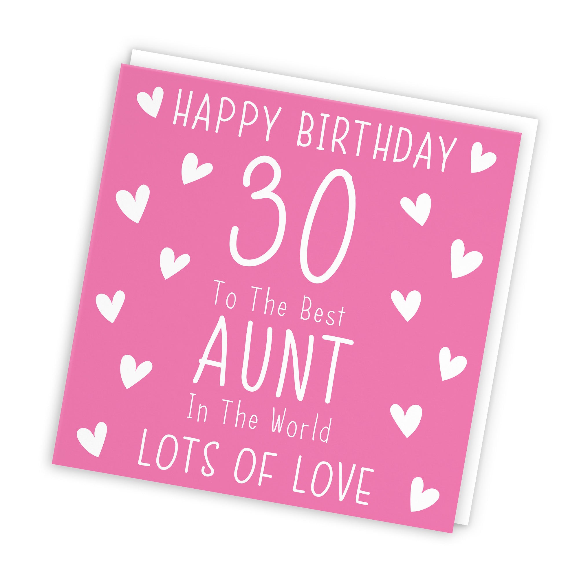 30th Aunt Birthday Card Iconic - Default Title (TH03161)