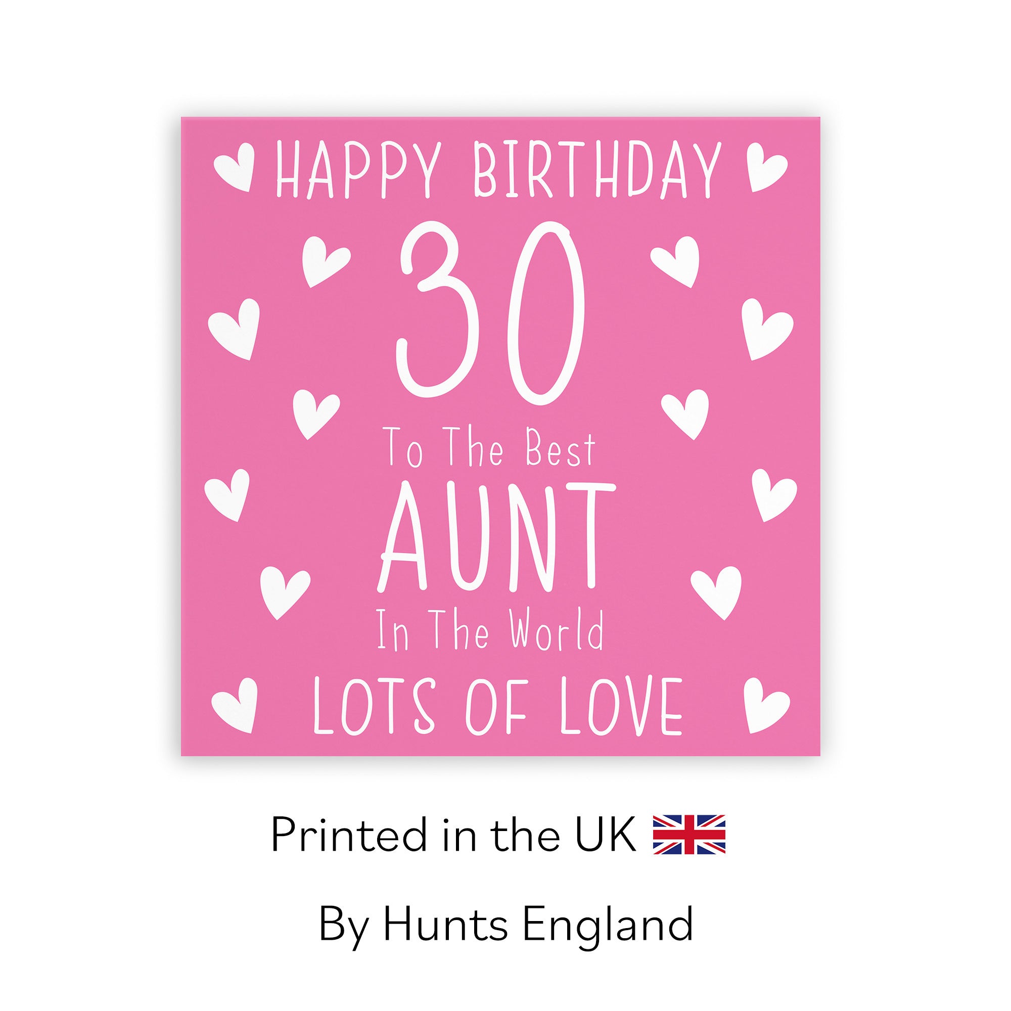 30th Aunt Birthday Card Iconic - Default Title (TH03161)