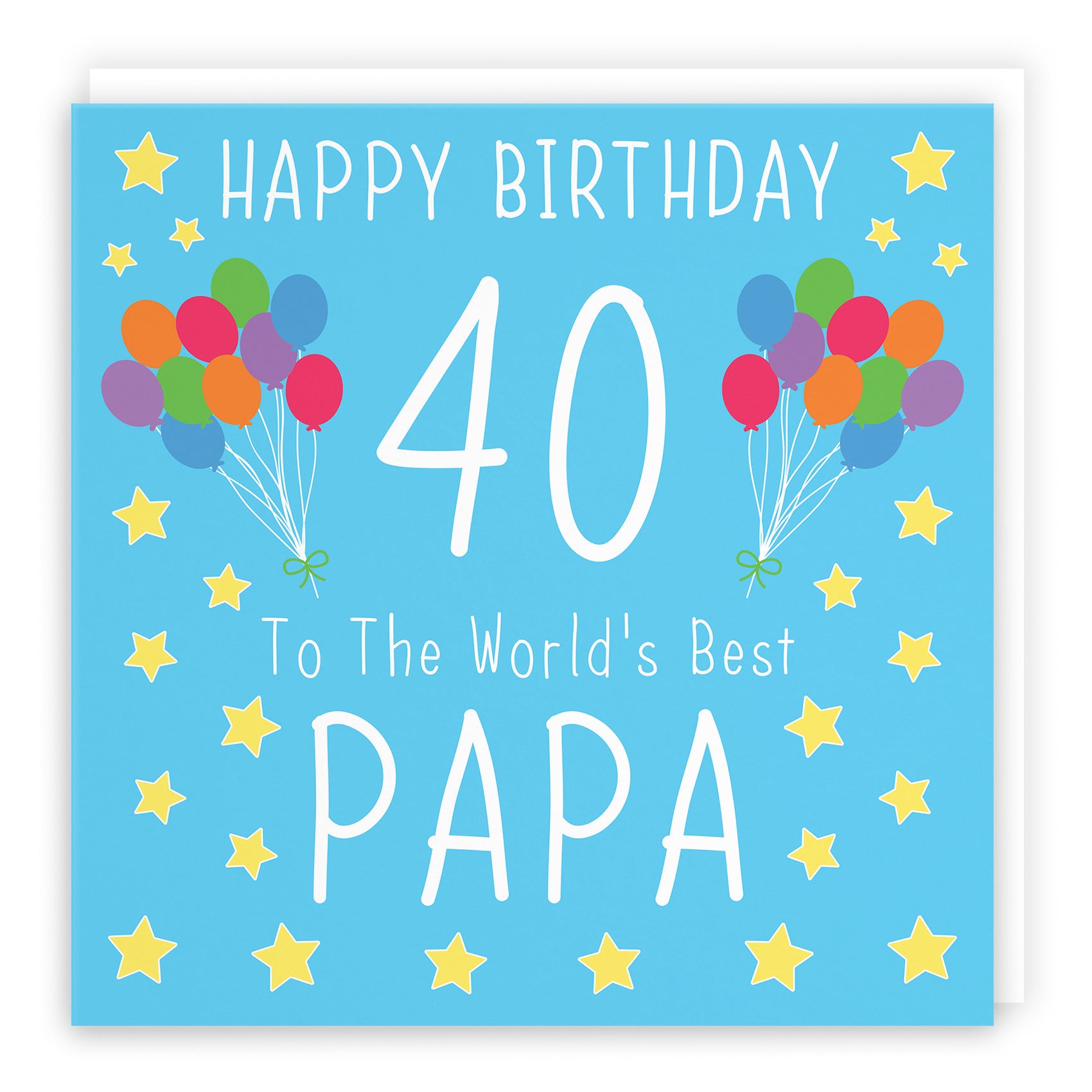 40th Papa Birthday Card Iconic - Default Title (TH03165)