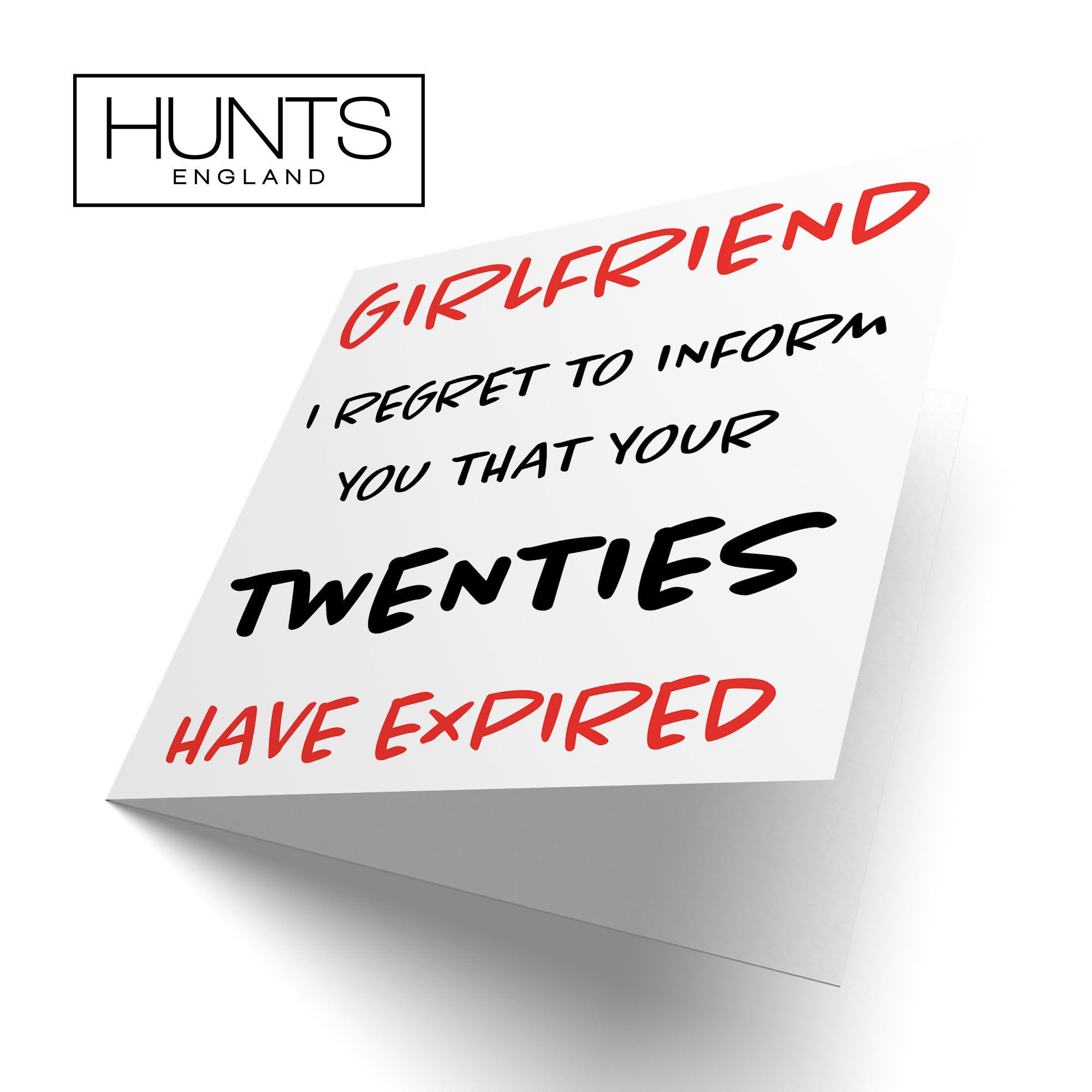 30th Girlfriend Birthday Card Funny Retro - Default Title (TH03208)
