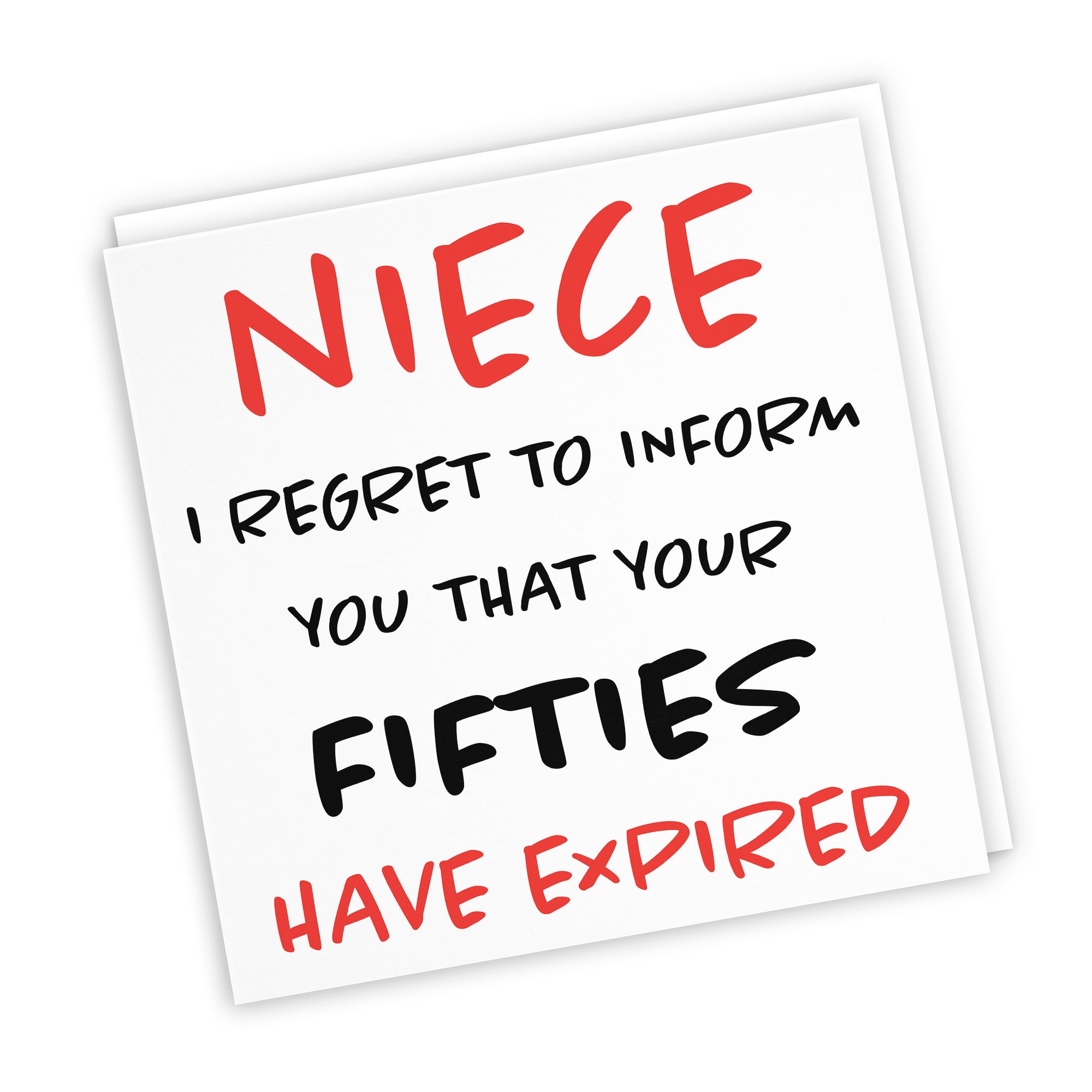 60th Niece Birthday Card Funny Retro - Default Title (TH03212)