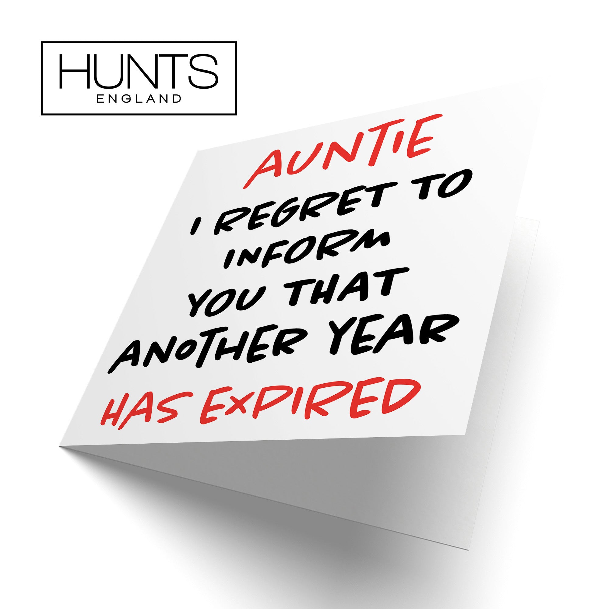 Auntie Birthday Card Funny Retro - Default Title (TH03220)