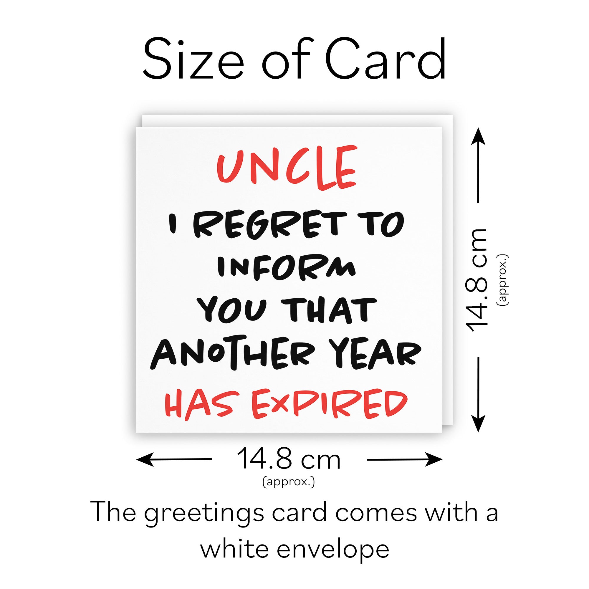 Uncle Birthday Card Funny Retro - Default Title (TH03221)