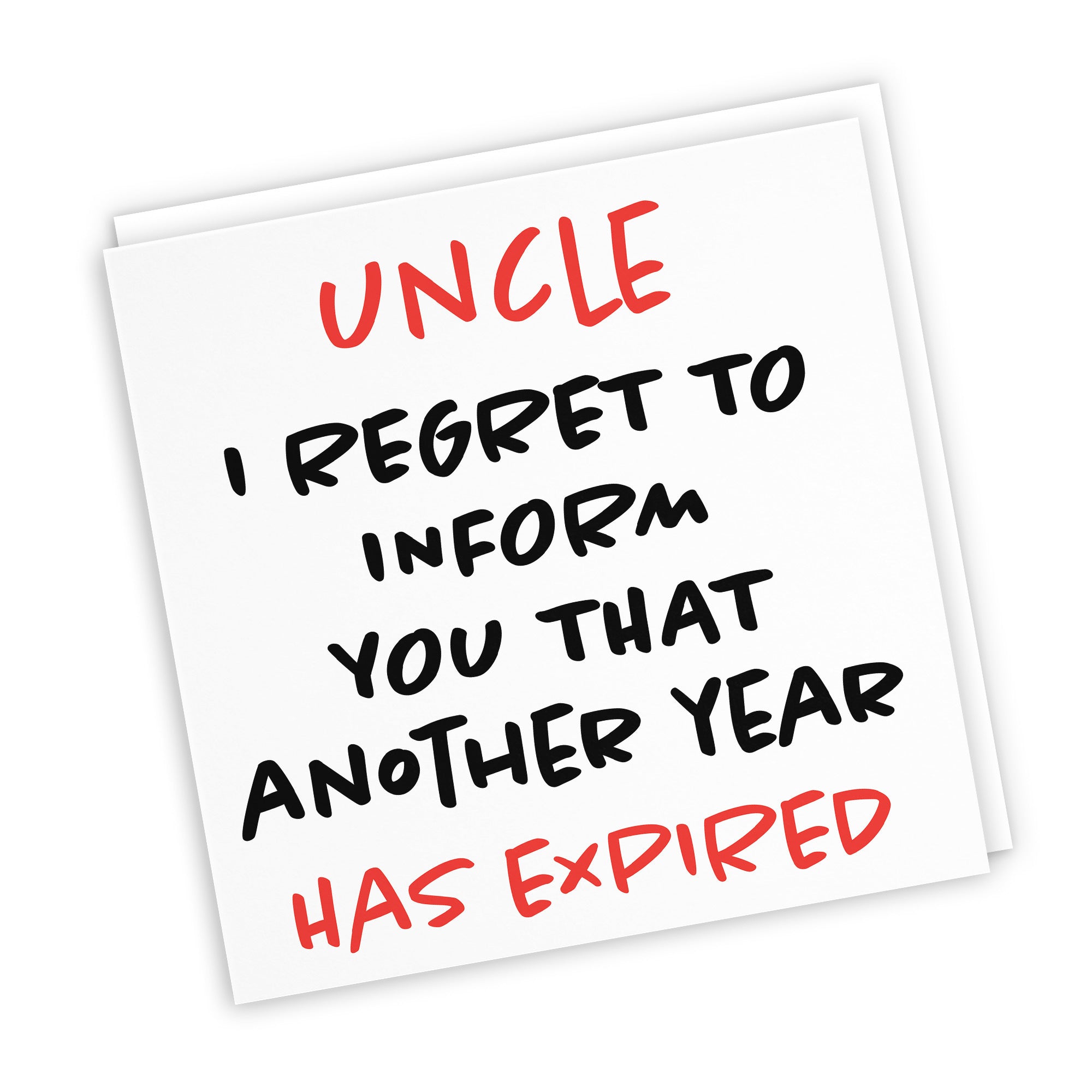 Uncle Birthday Card Funny Retro - Default Title (TH03221)