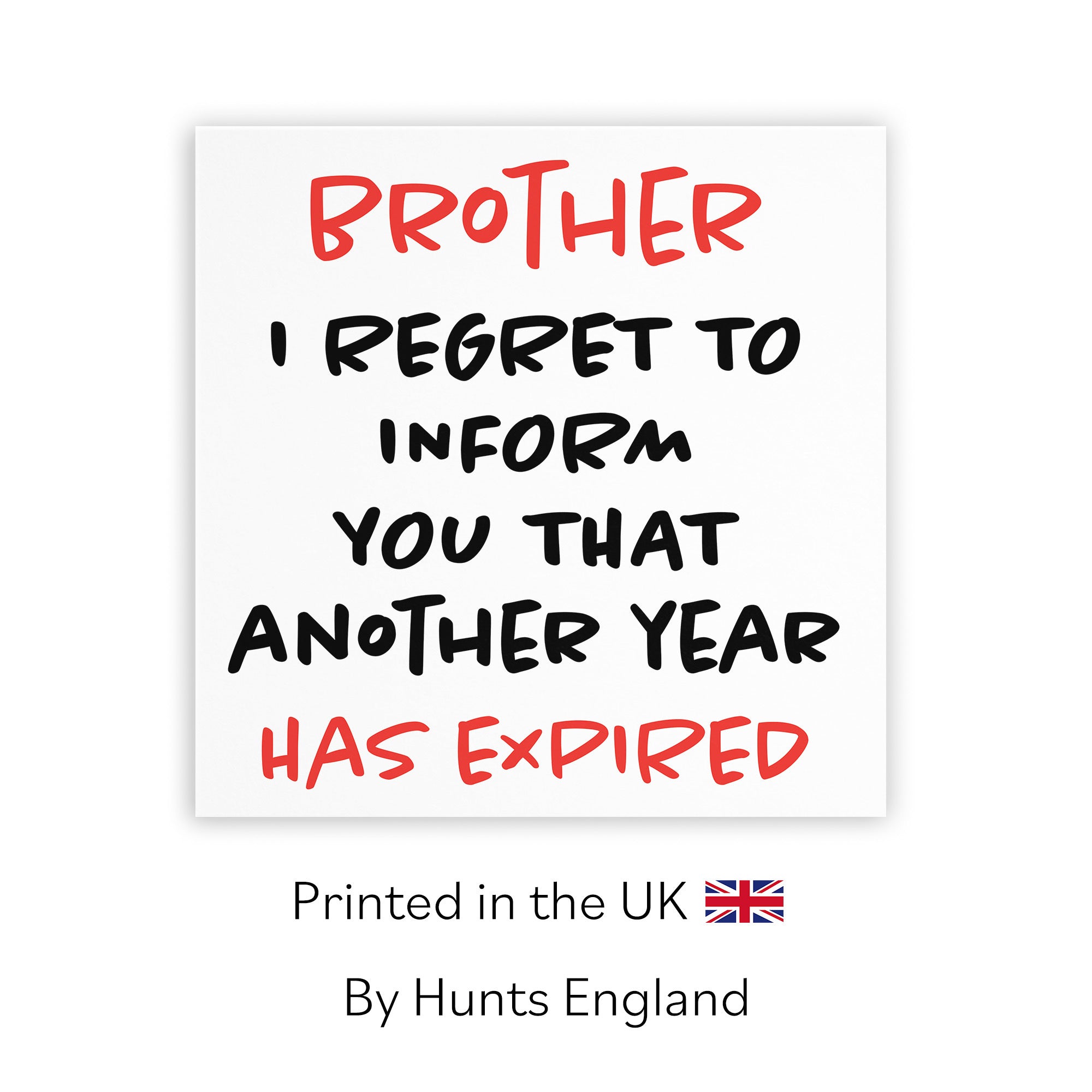 Brother Birthday Card Funny Retro - Default Title (TH03223)