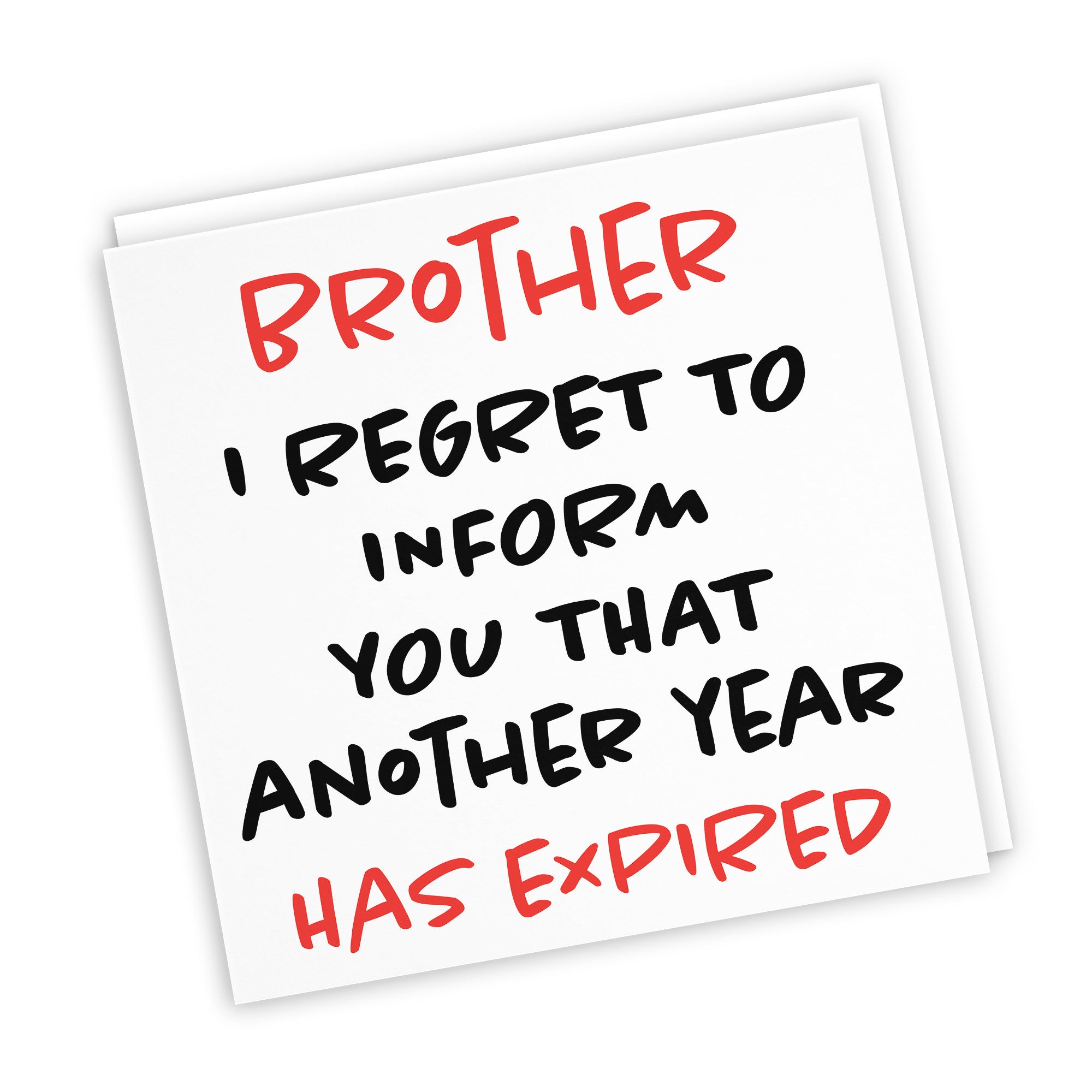 Brother Birthday Card Funny Retro - Default Title (TH03223)