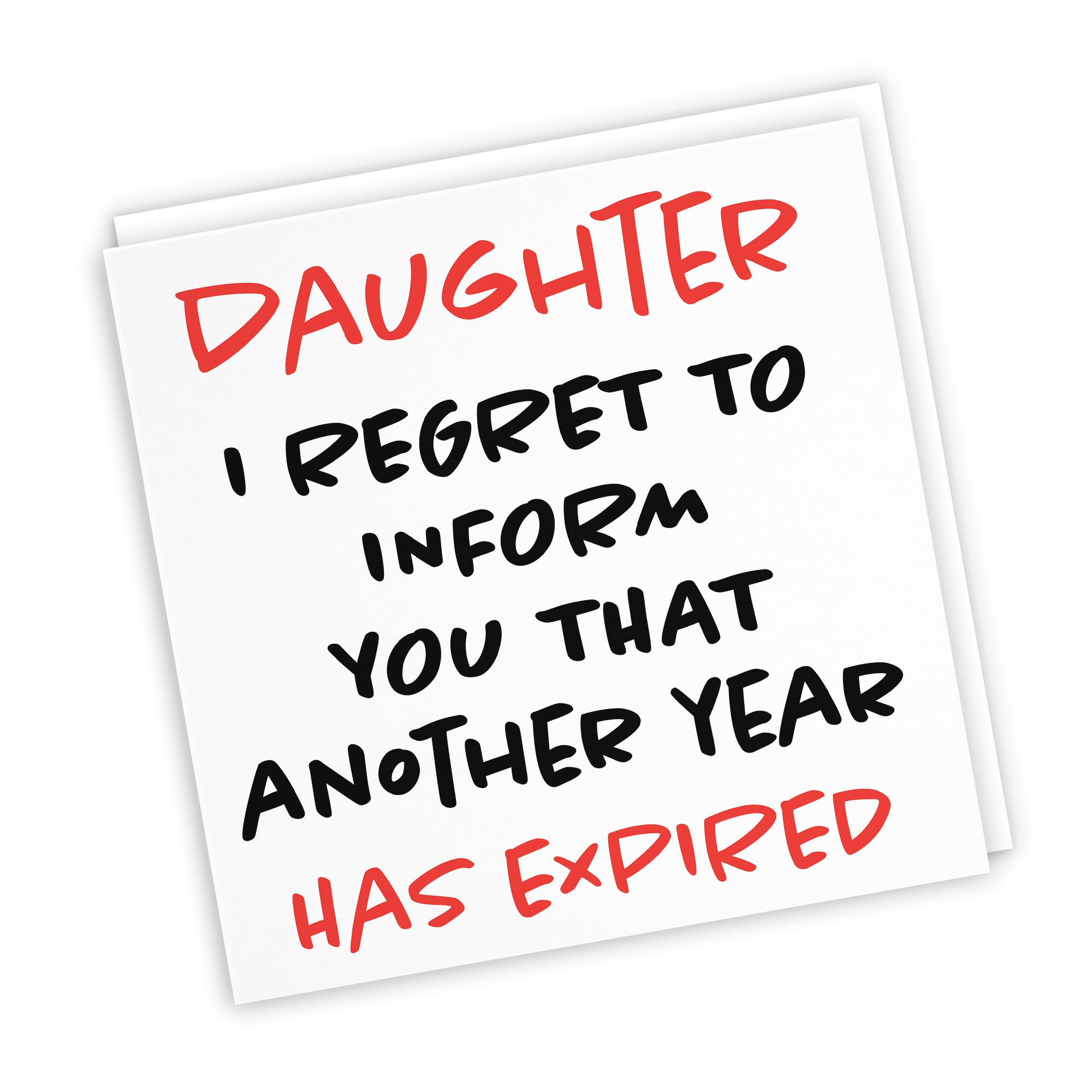 Daughter Birthday Card Funny Retro - Default Title (TH03224)