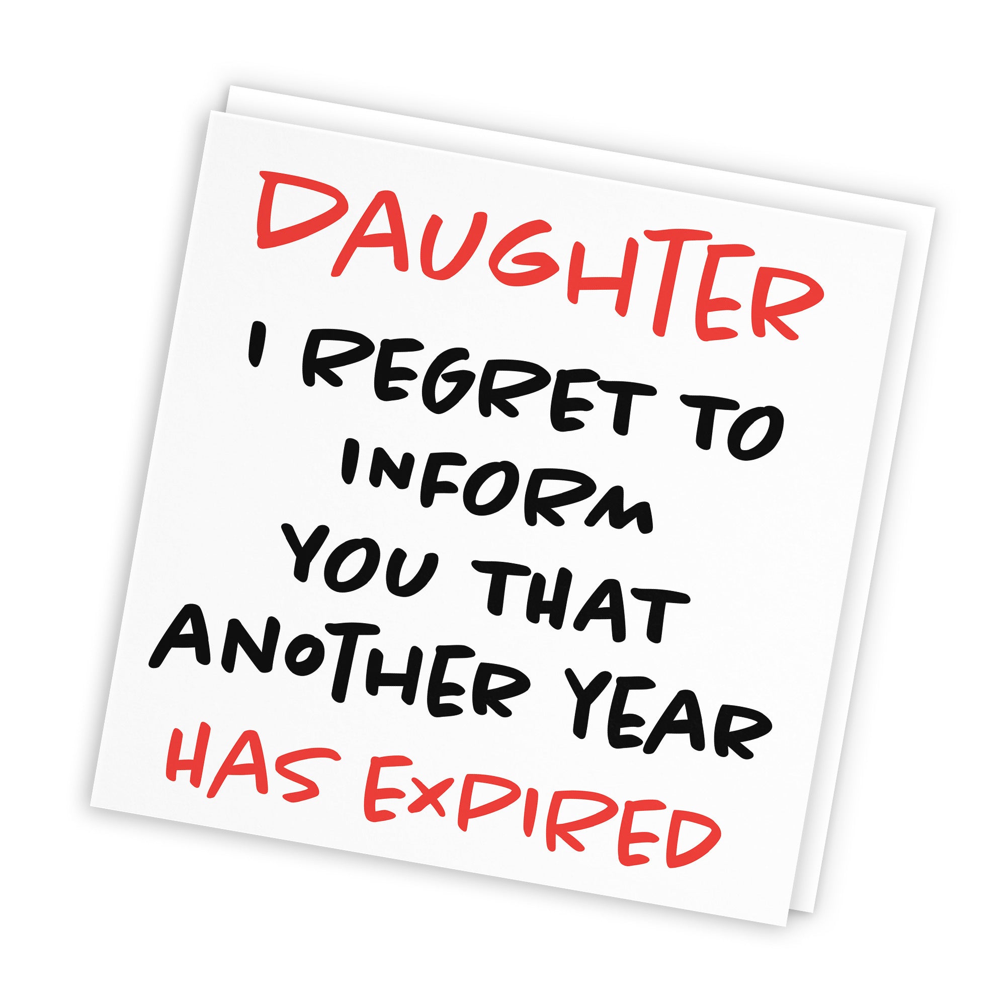 Daughter Birthday Card Funny Retro - Default Title (TH03224)