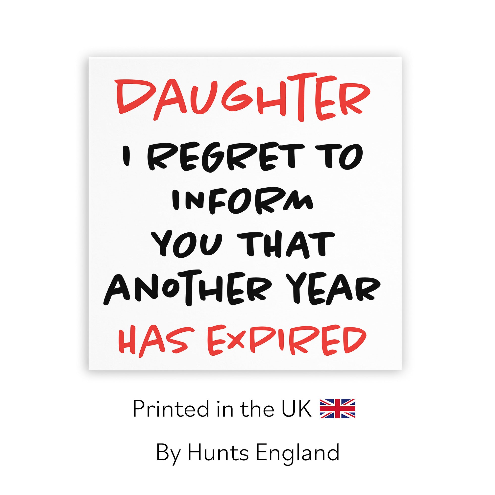 Daughter Birthday Card Funny Retro - Default Title (TH03224)
