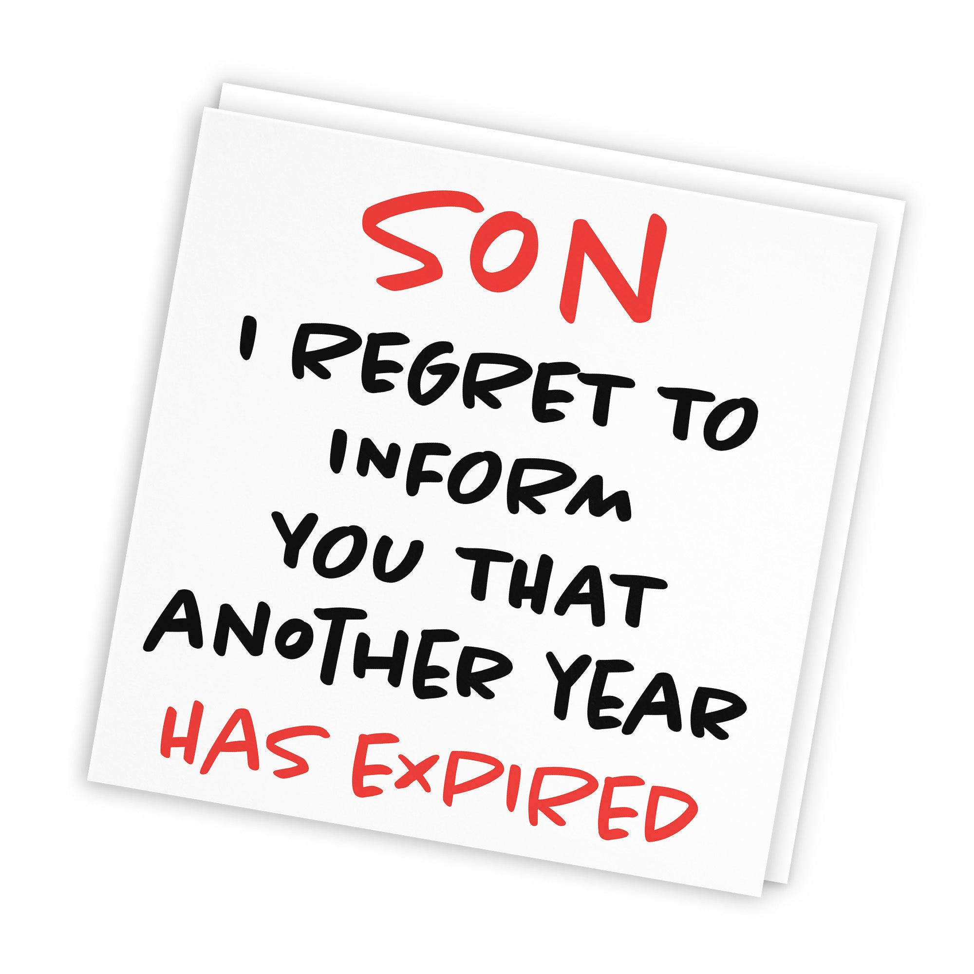 Son Birthday Card Funny Retro - Default Title (TH03225)