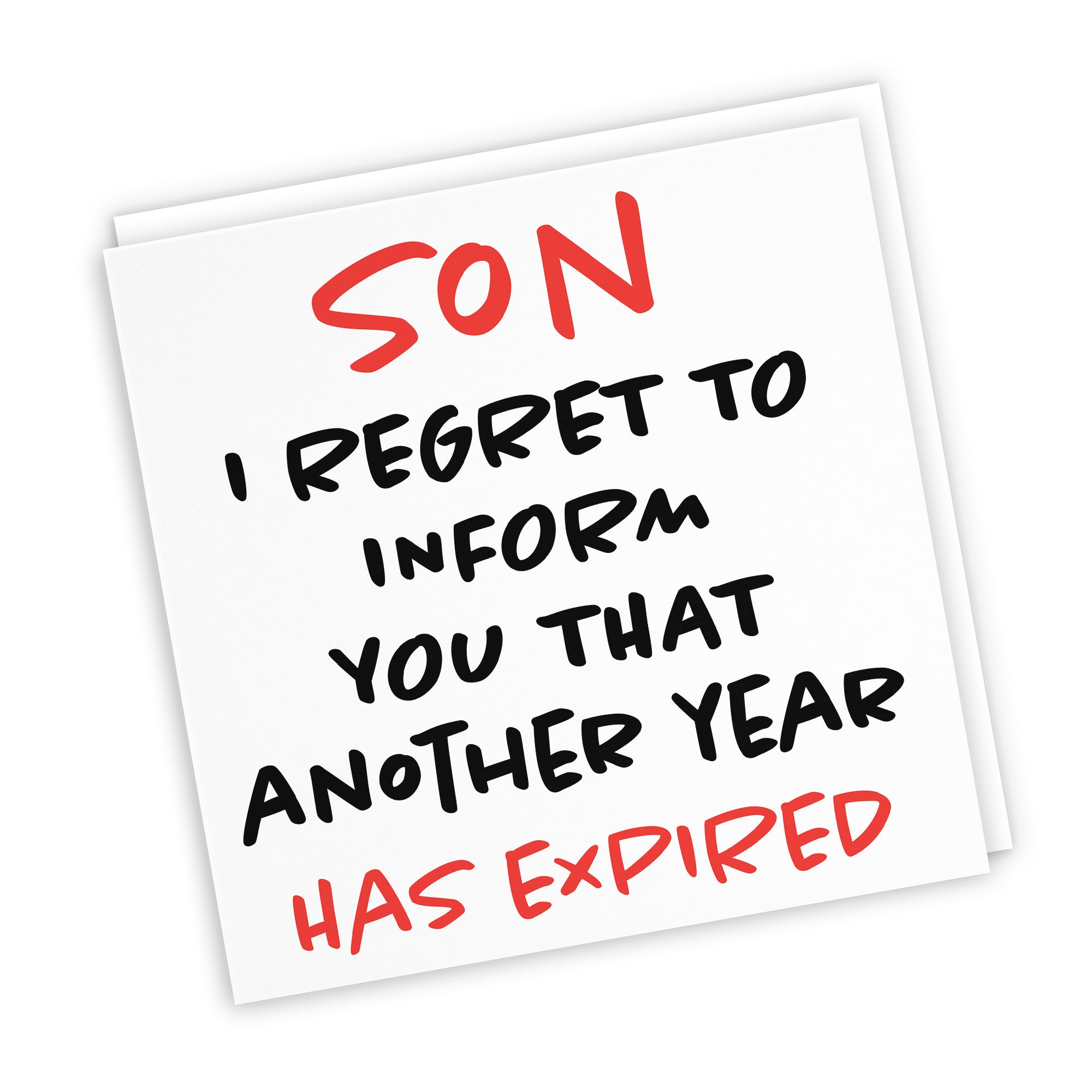 Son Birthday Card Funny Retro - Default Title (TH03225)