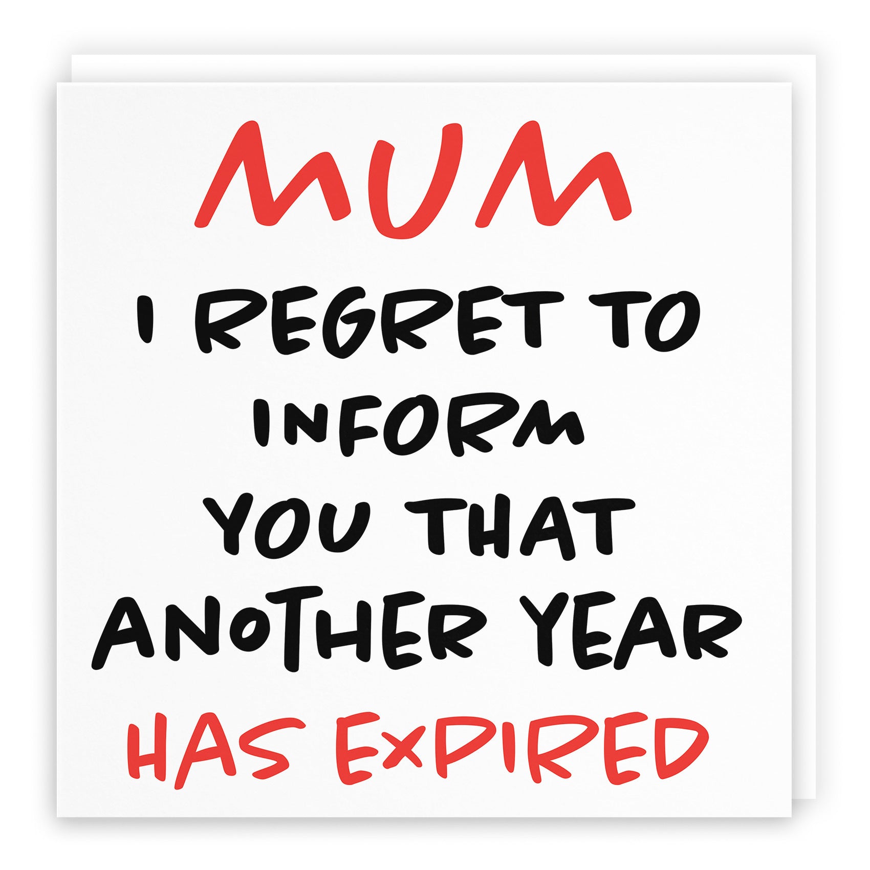 Mum Birthday Card Funny Retro - Default Title (TH03226)