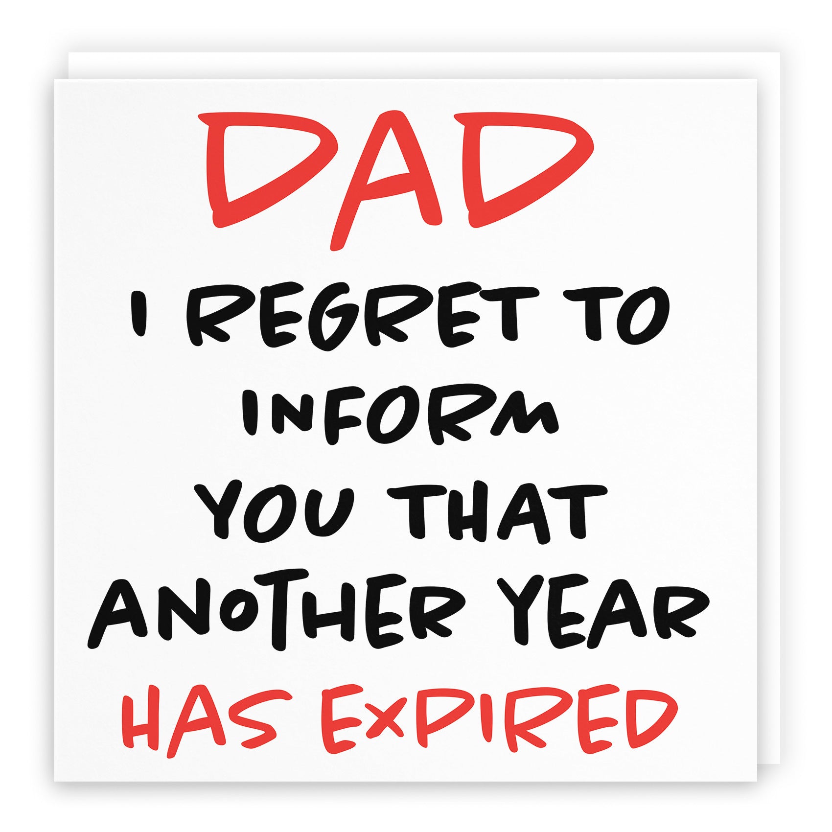 Dad Birthday Card Funny Retro - Default Title (TH03227)