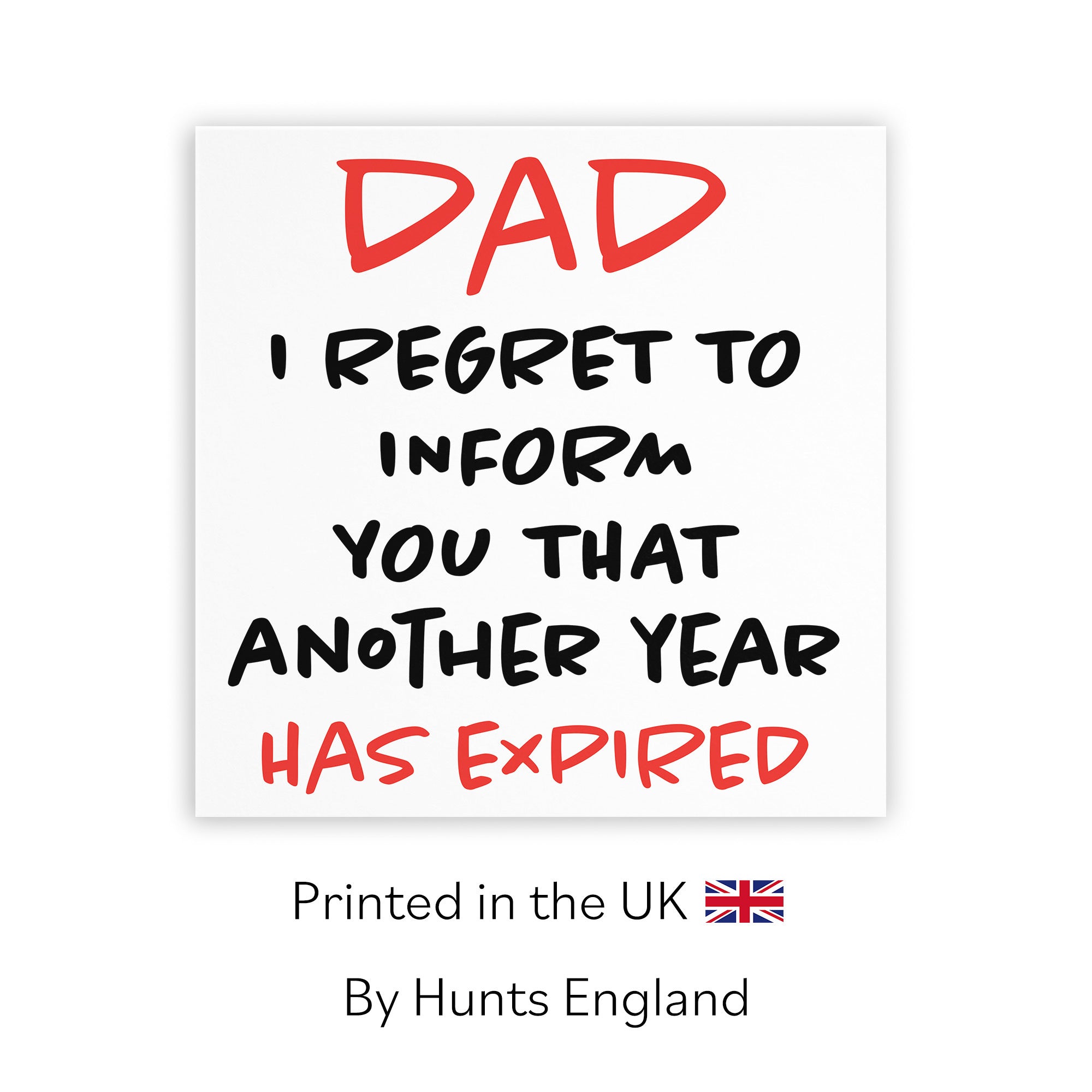 Dad Birthday Card Funny Retro - Default Title (TH03227)