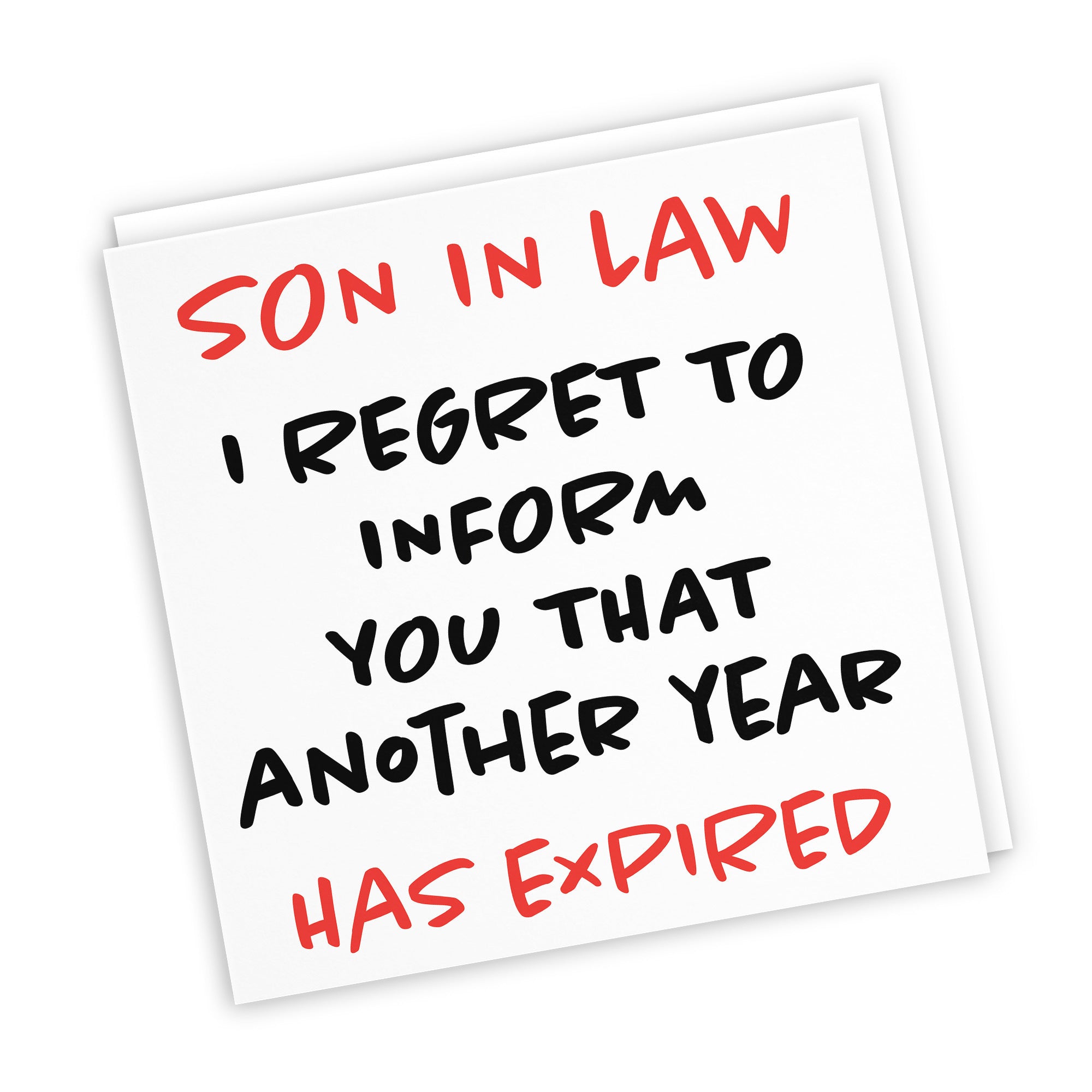 Son In Law Birthday Card Funny Retro - Default Title (TH03229)