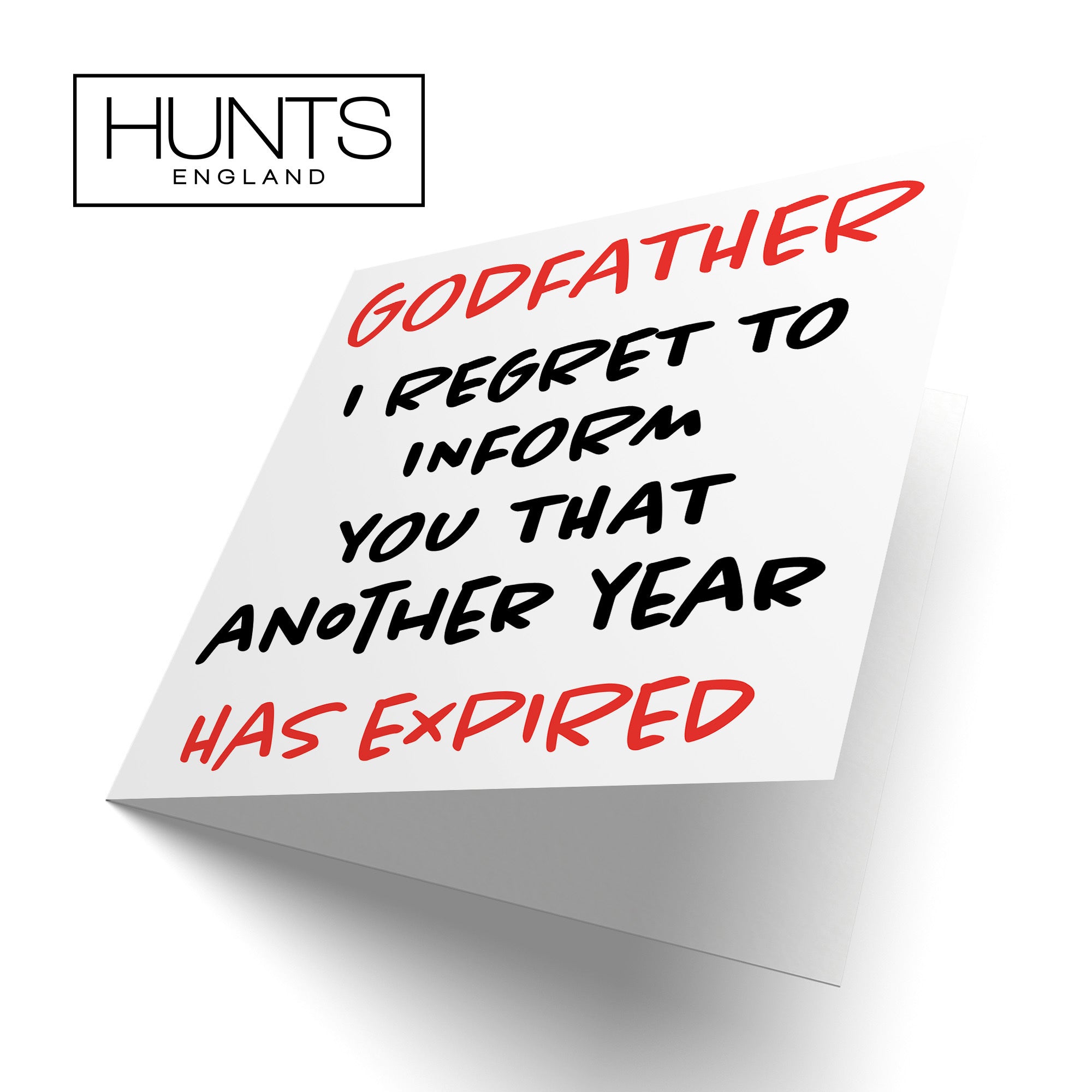 Godfather Birthday Card Funny Retro - Default Title (TH03231)