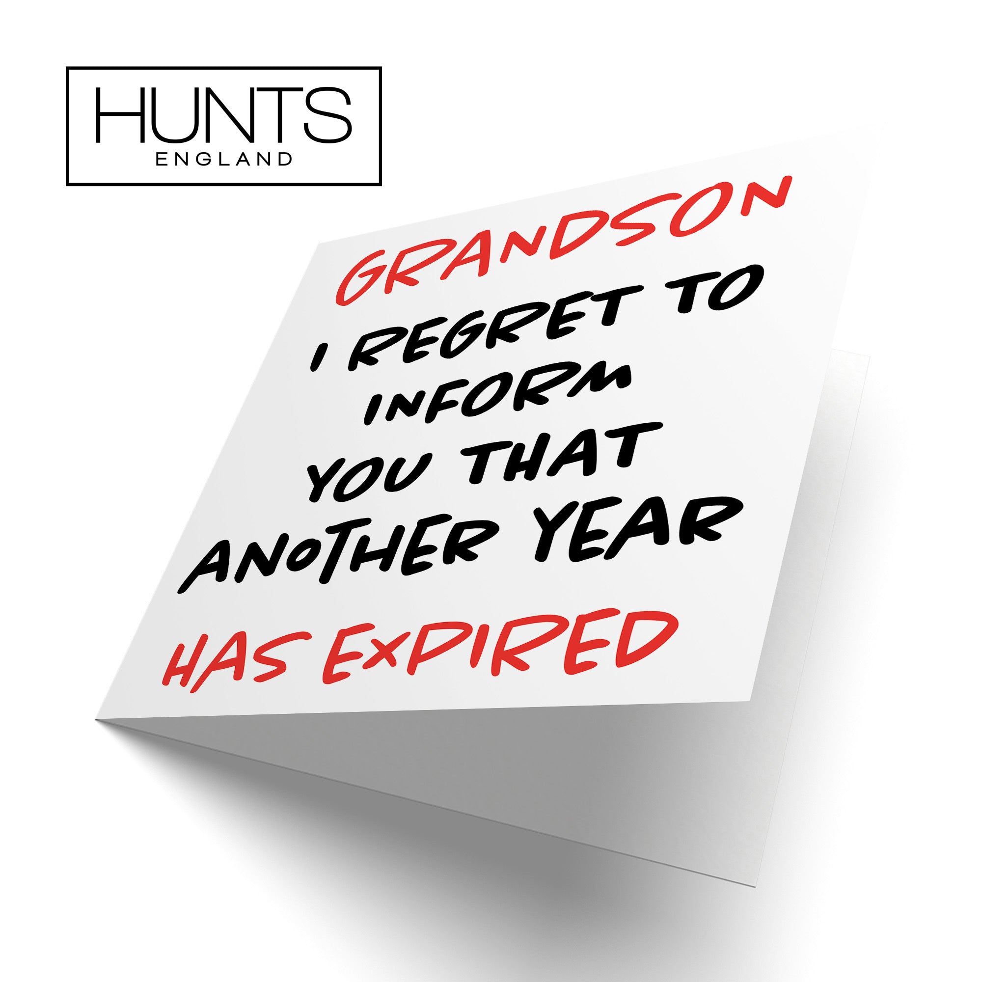 Grandson Birthday Card Funny Retro - Default Title (TH03234)