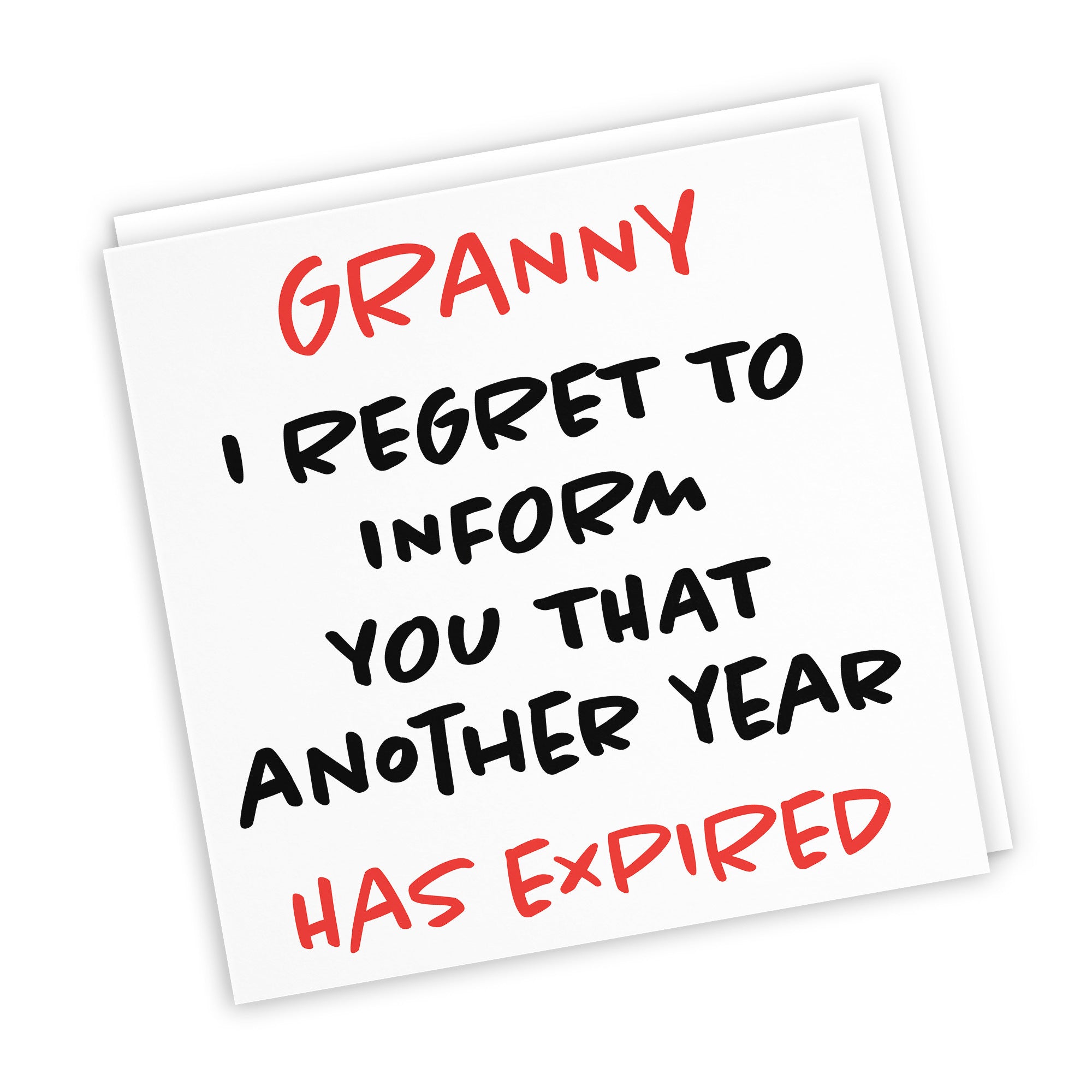 Granny Birthday Card Funny Retro - Default Title (TH03236)