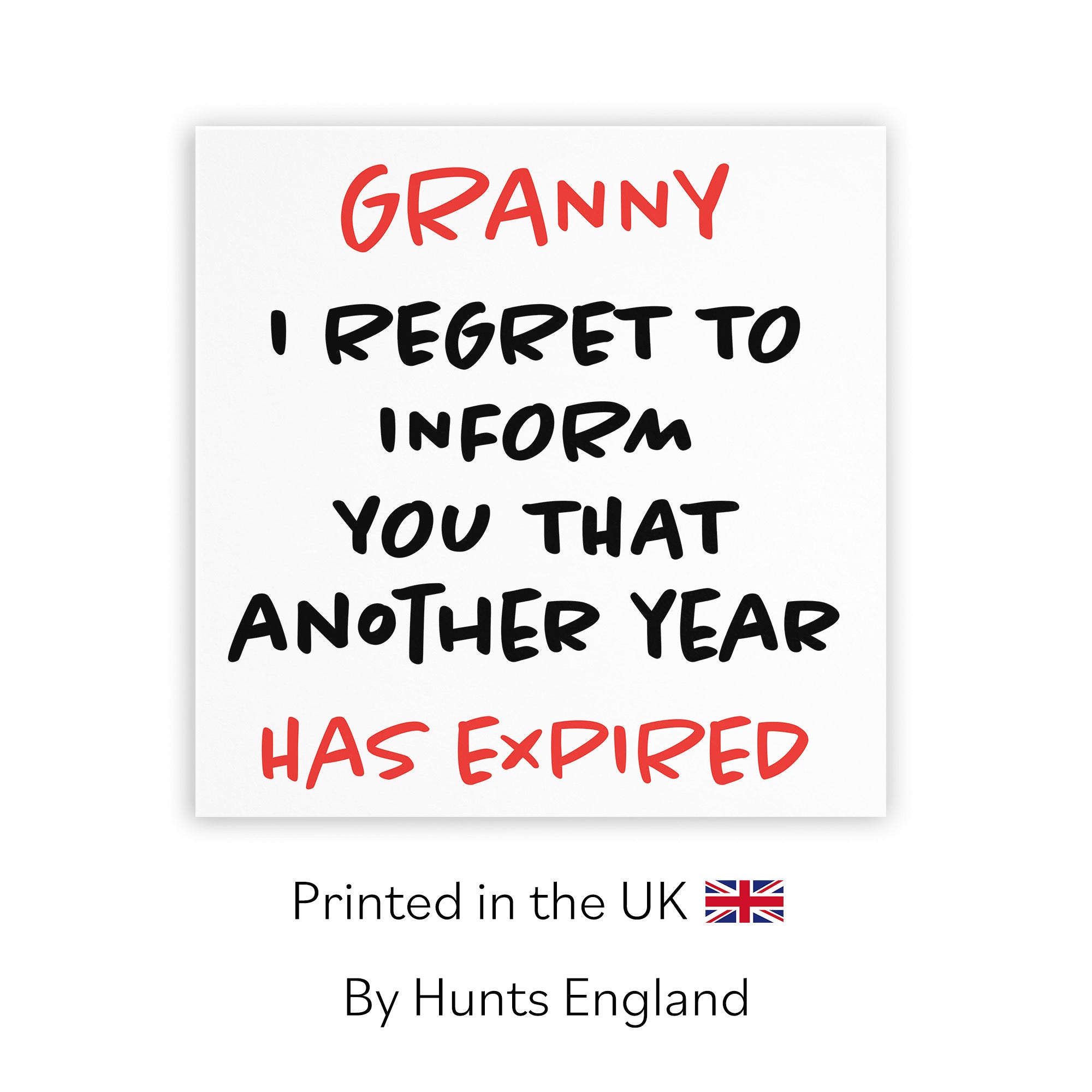 Granny Birthday Card Funny Retro - Default Title (TH03236)