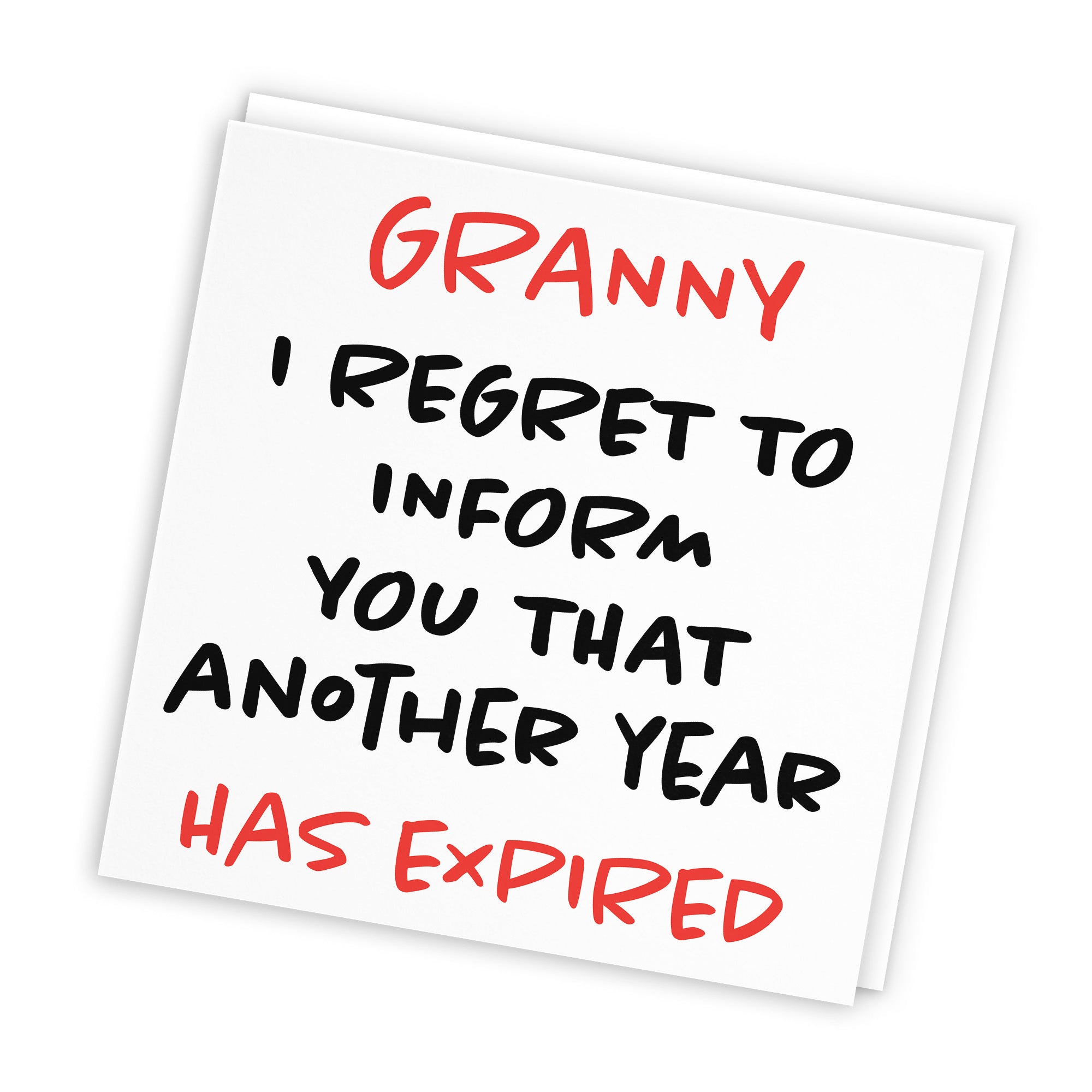 Granny Birthday Card Funny Retro - Default Title (TH03236)