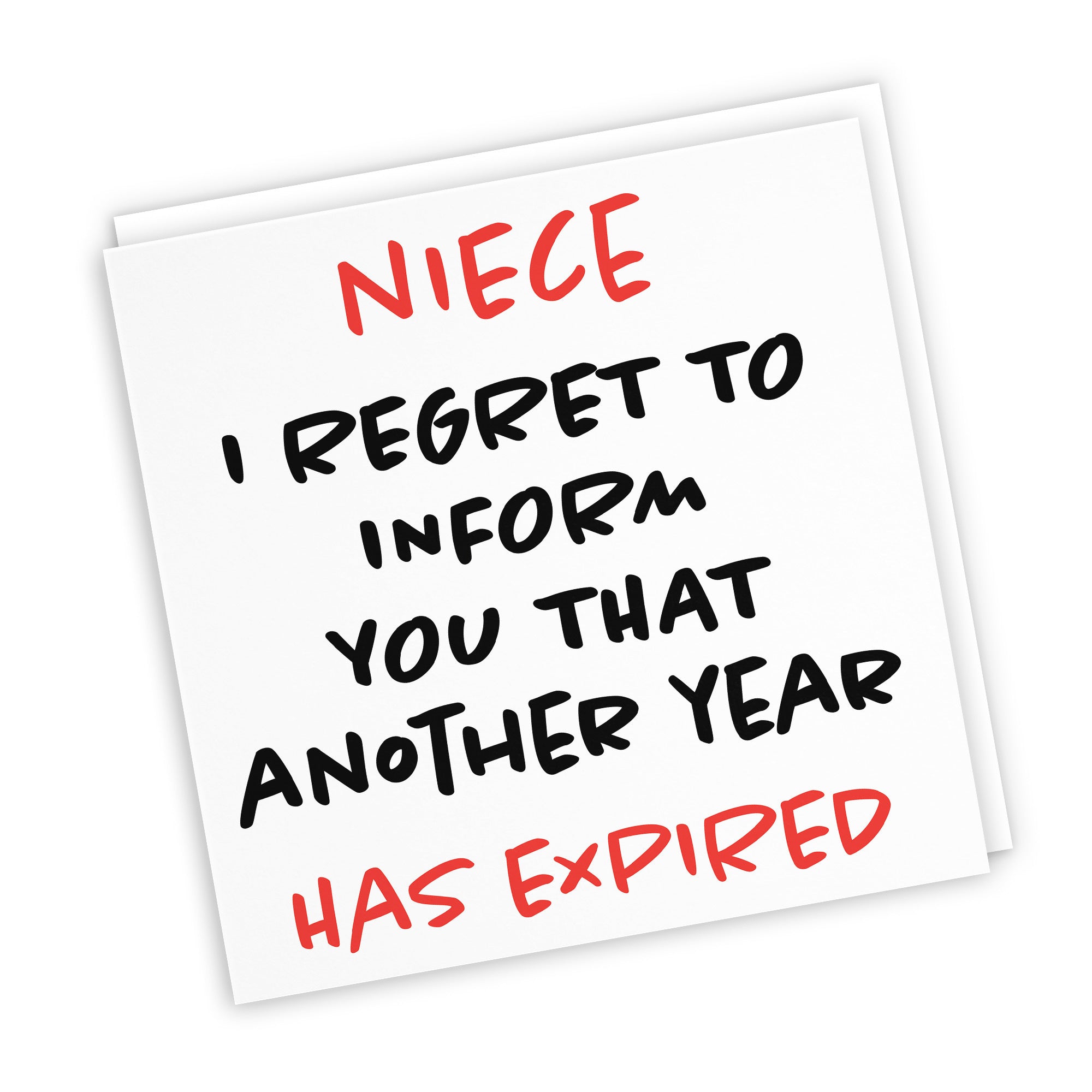Niece Birthday Card Funny Retro - Default Title (TH03237)