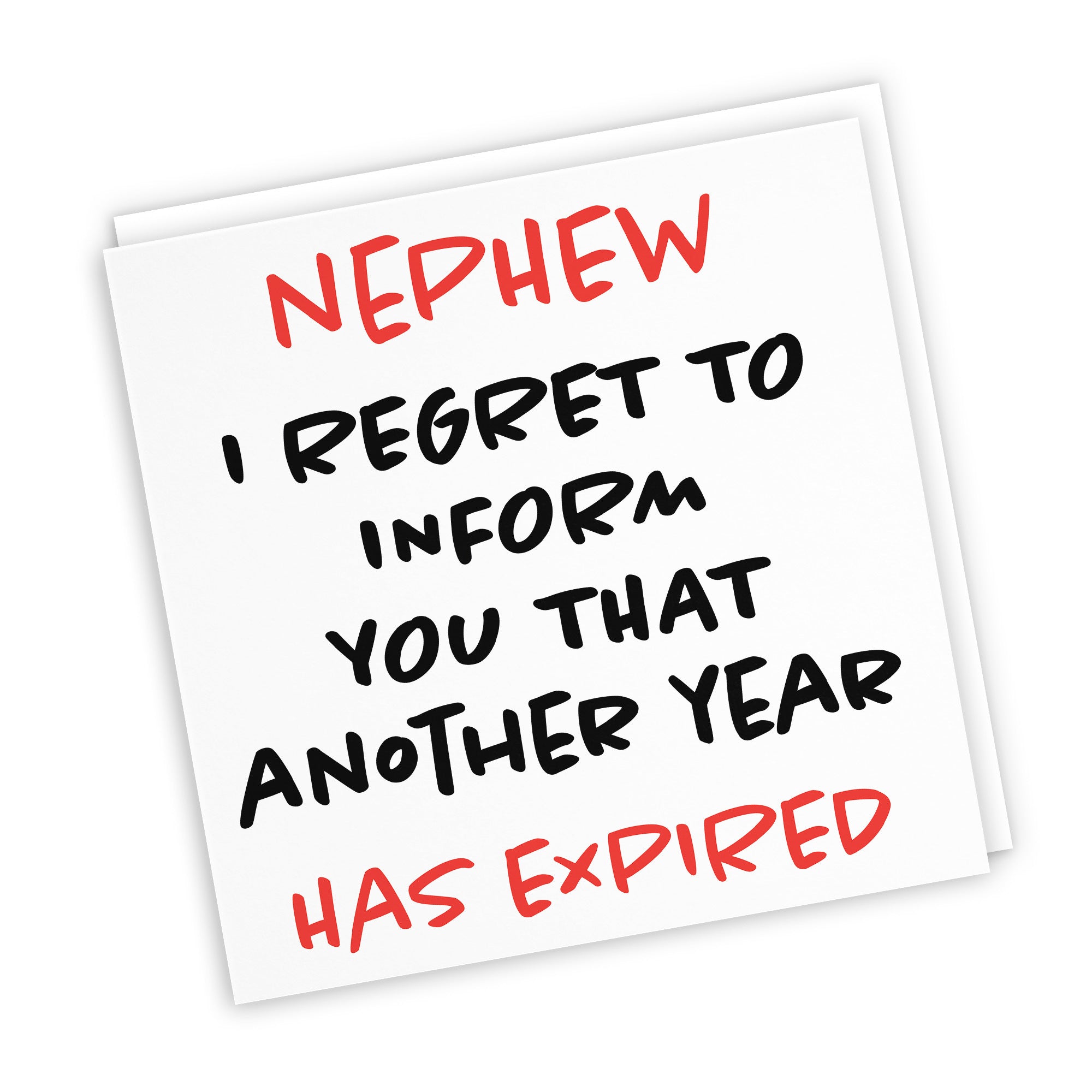 Nephew Birthday Card Funny Retro - Default Title (TH03238)