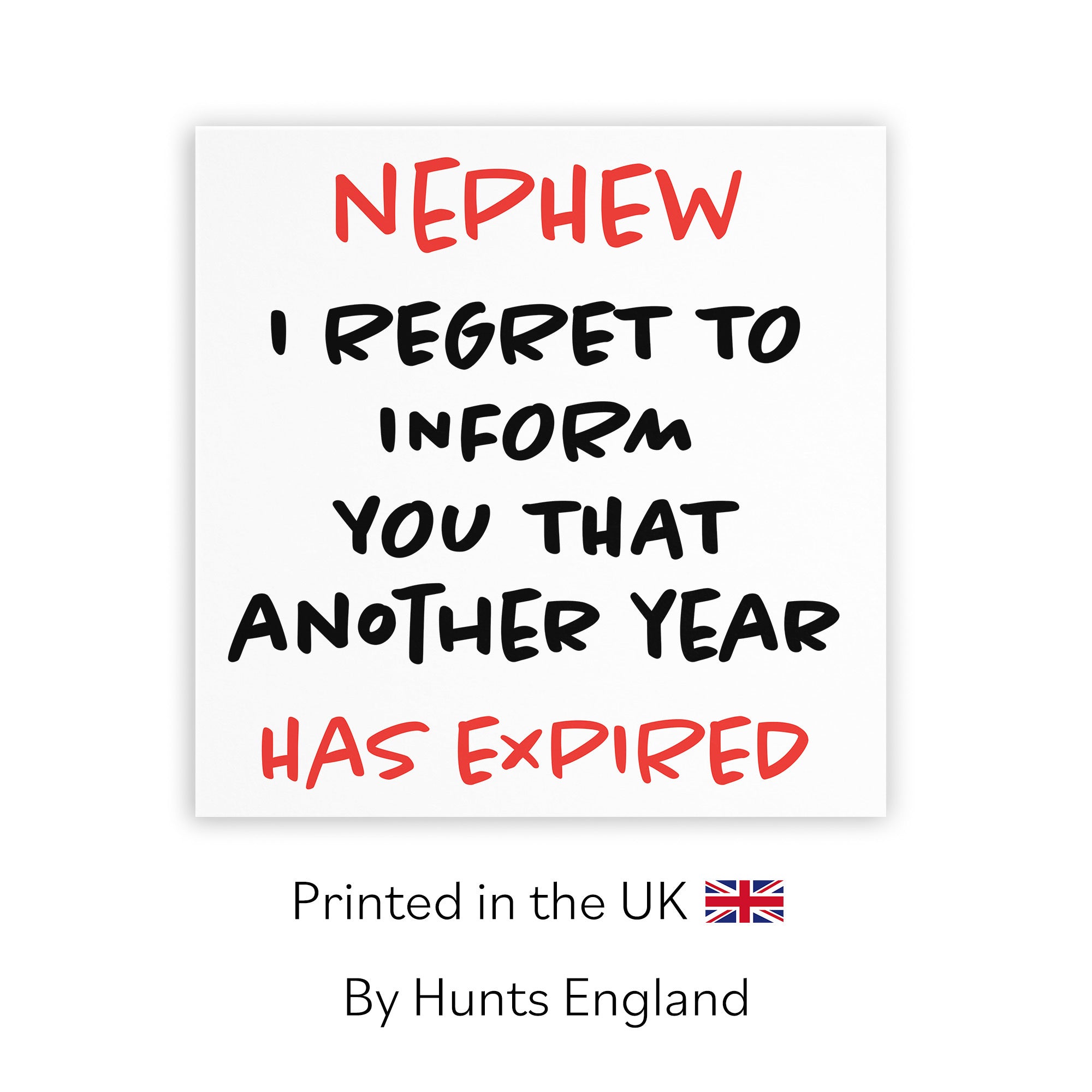 Nephew Birthday Card Funny Retro - Default Title (TH03238)