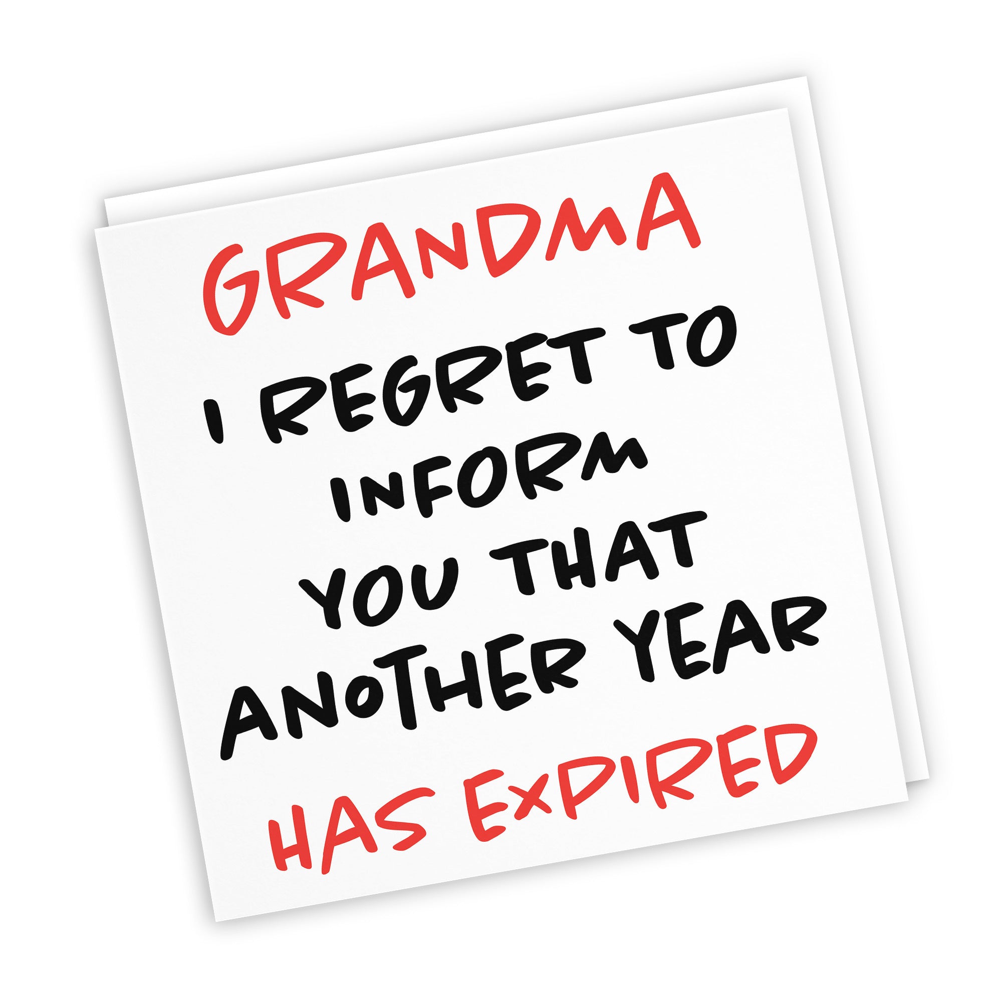 Grandma Birthday Card Funny Retro - Default Title (TH03239)