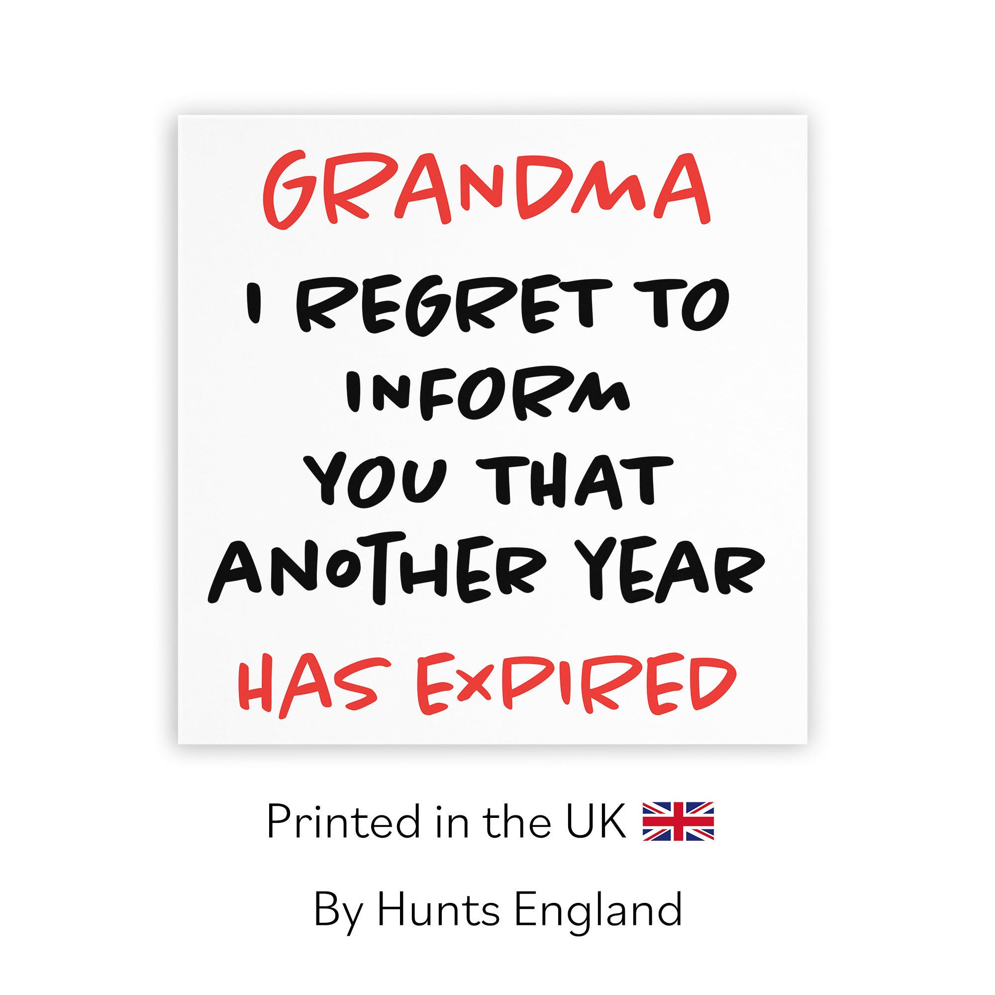 Grandma Birthday Card Funny Retro - Default Title (TH03239)