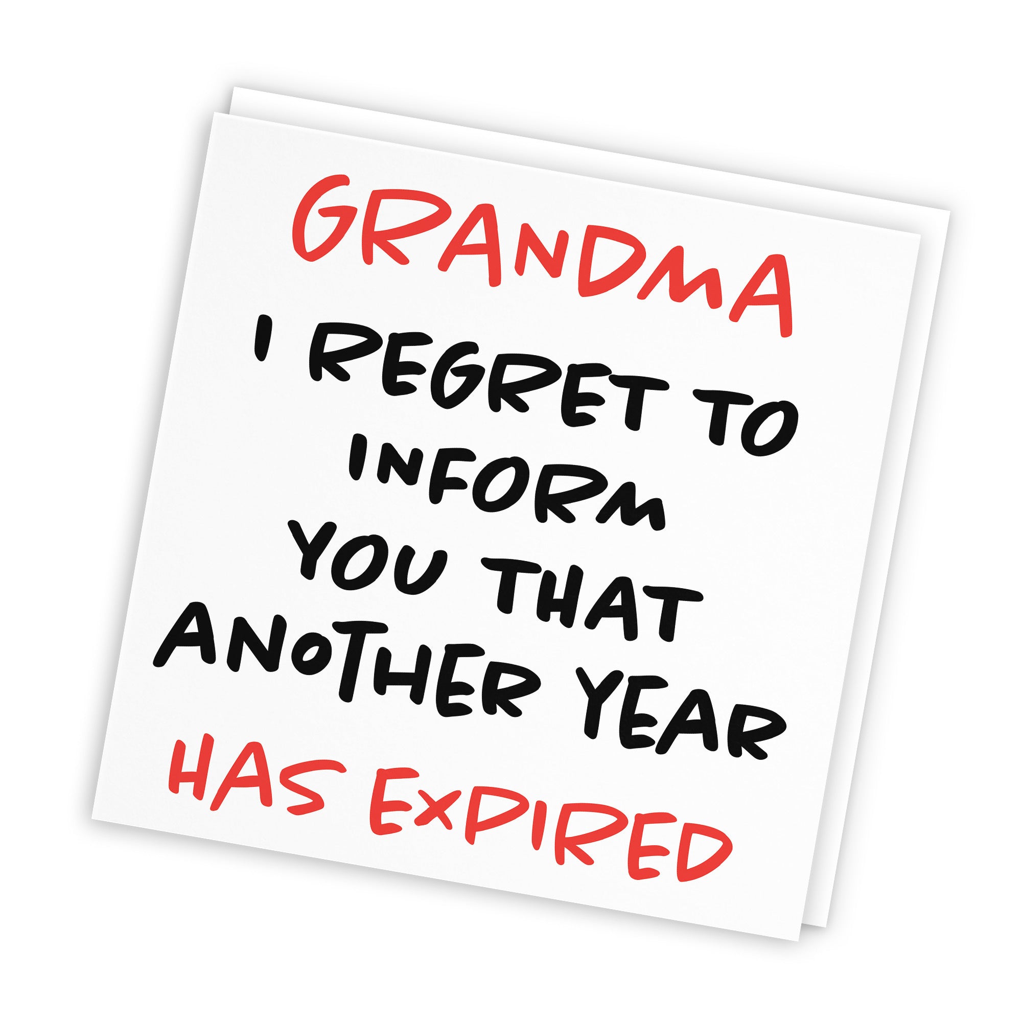 Grandma Birthday Card Funny Retro - Default Title (TH03239)