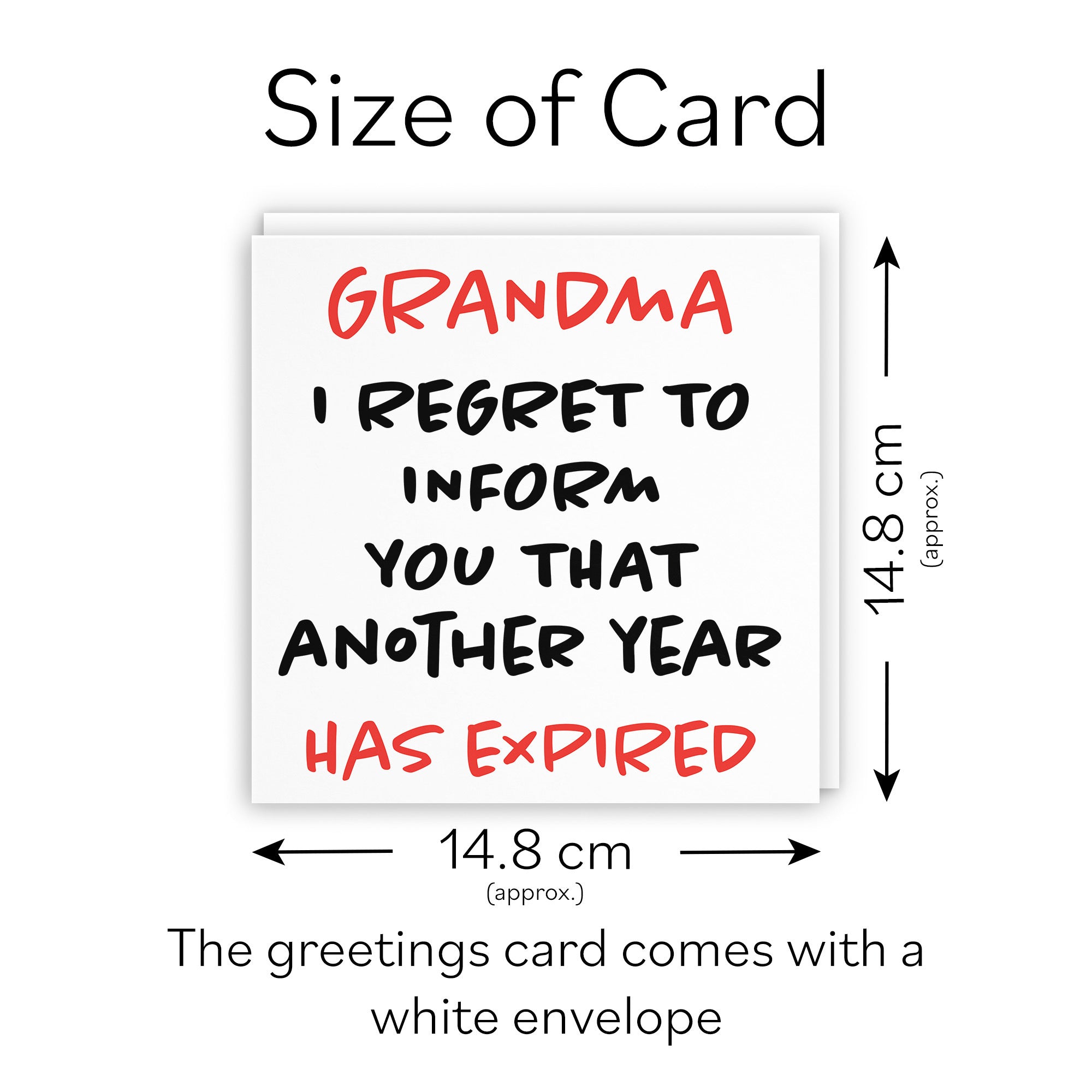 Grandma Birthday Card Funny Retro - Default Title (TH03239)