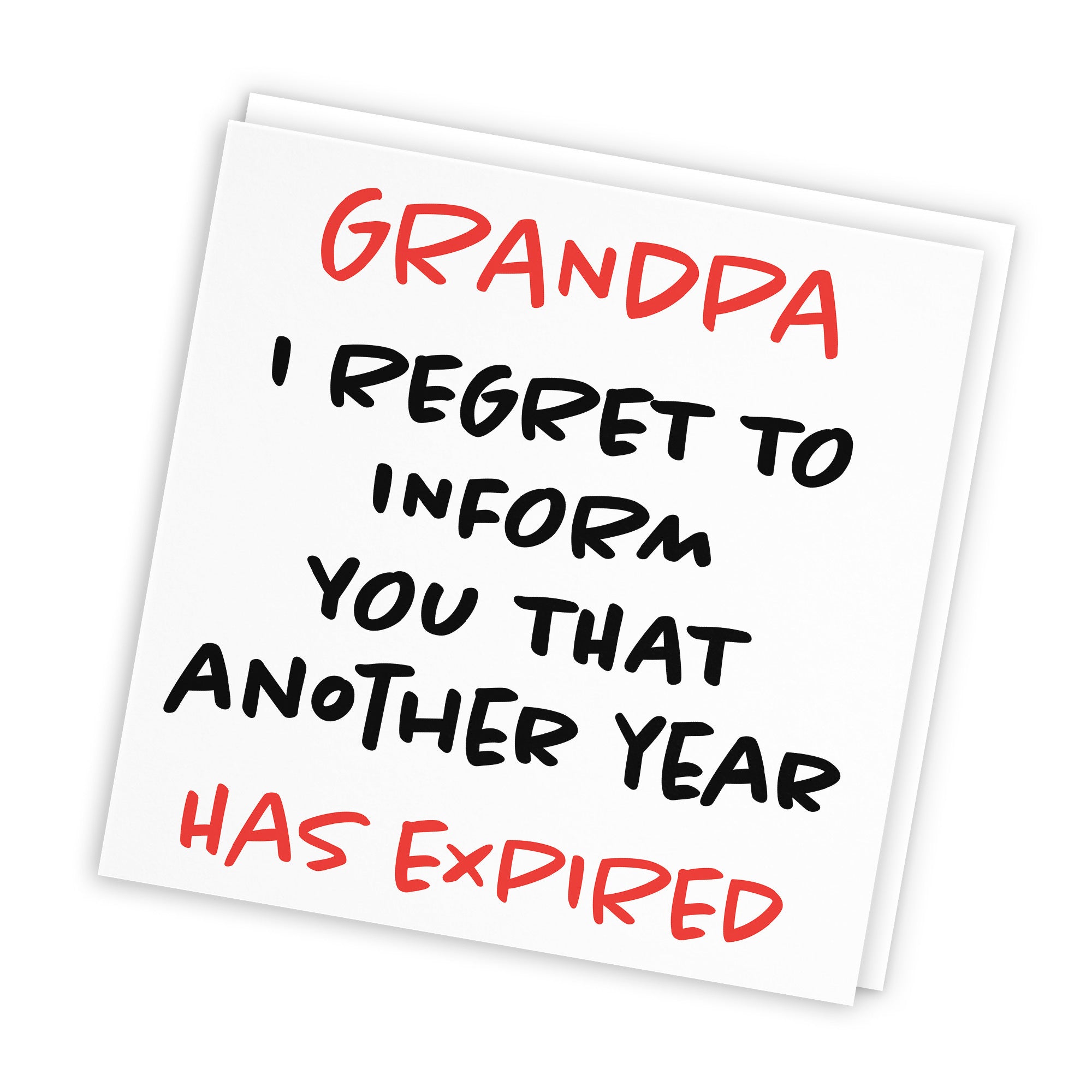 Grandpa Birthday Card Funny Retro - Default Title (TH03240)