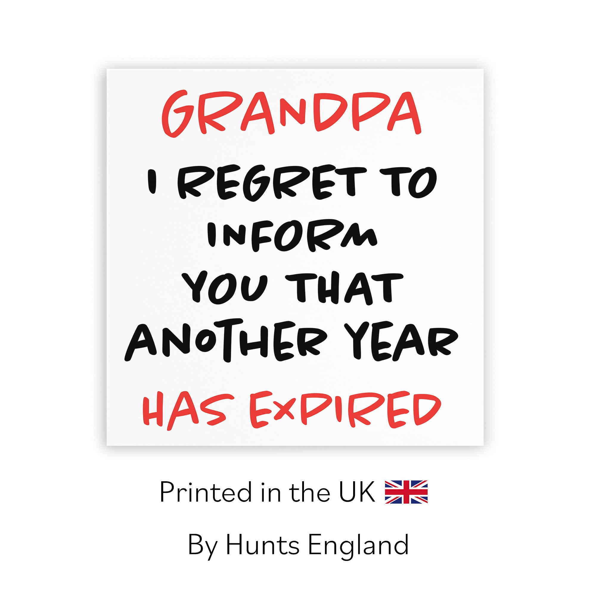 Grandpa Birthday Card Funny Retro - Default Title (TH03240)