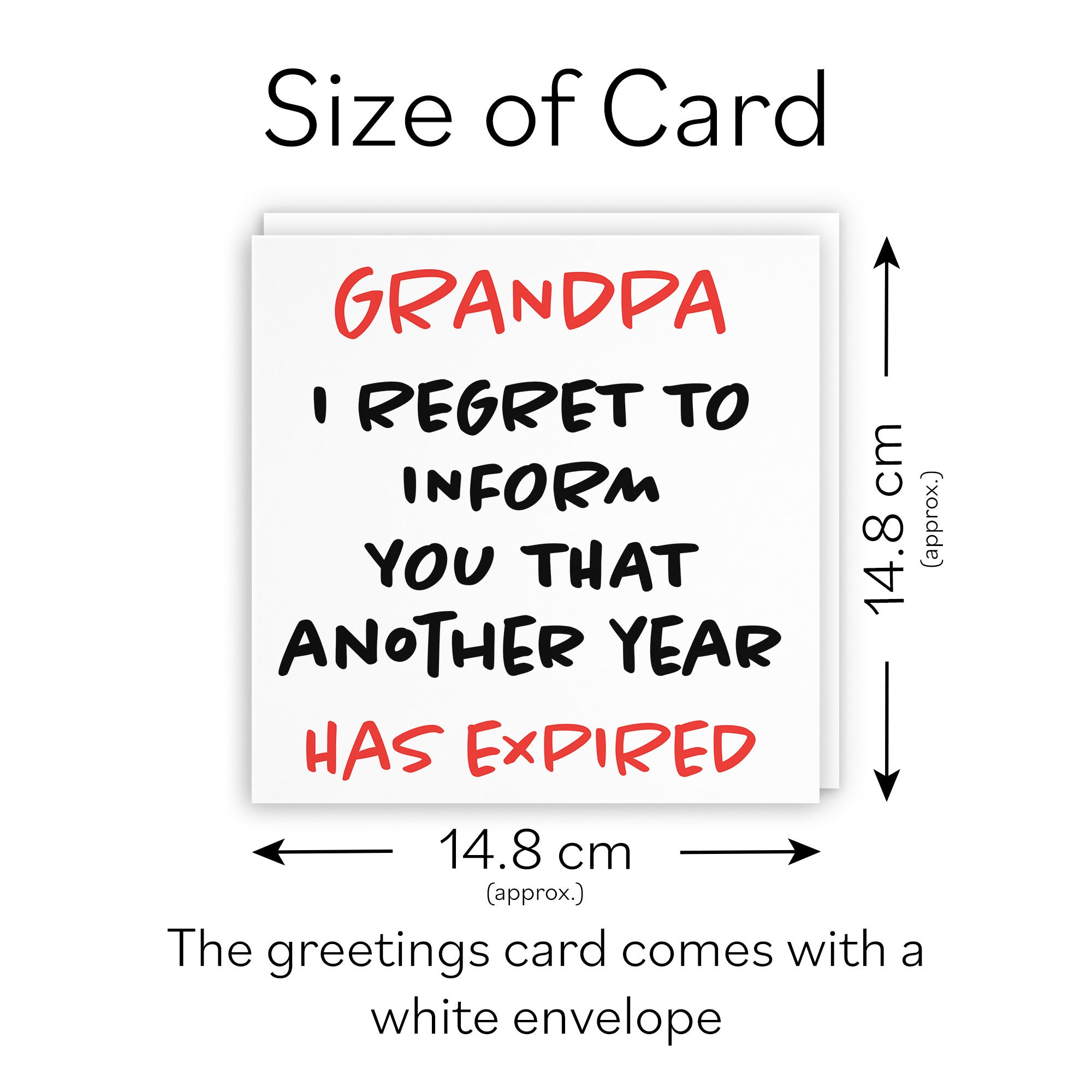 Grandpa Birthday Card Funny Retro - Default Title (TH03240)