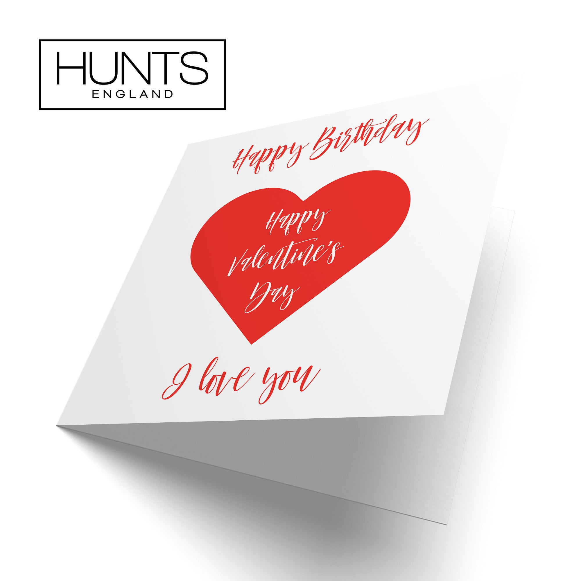 Joint Birthday Valentine's Day Card Love Heart - Default Title (TH03293)
