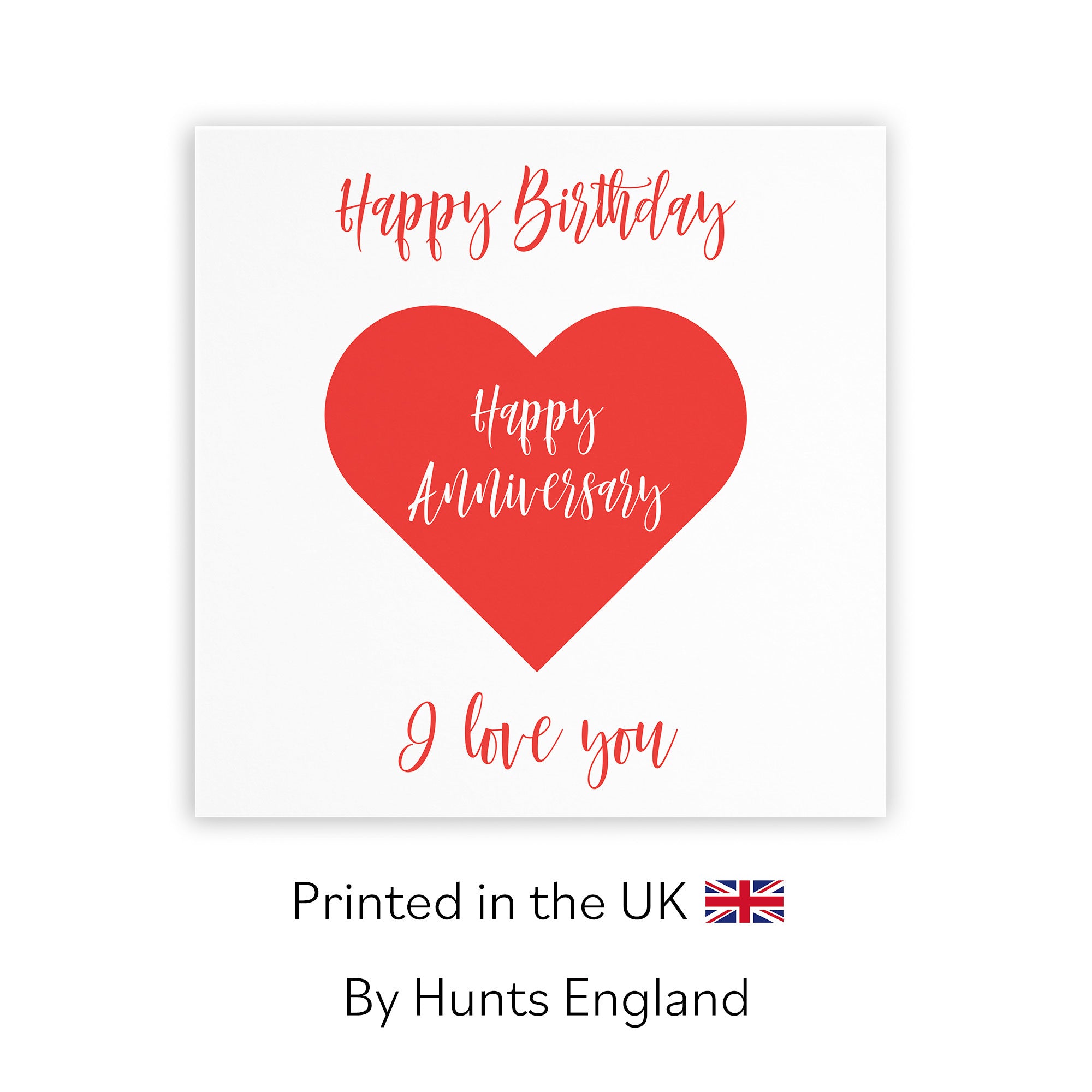 Joint Birthday Anniversary Card Love Heart - Default Title (TH03294)
