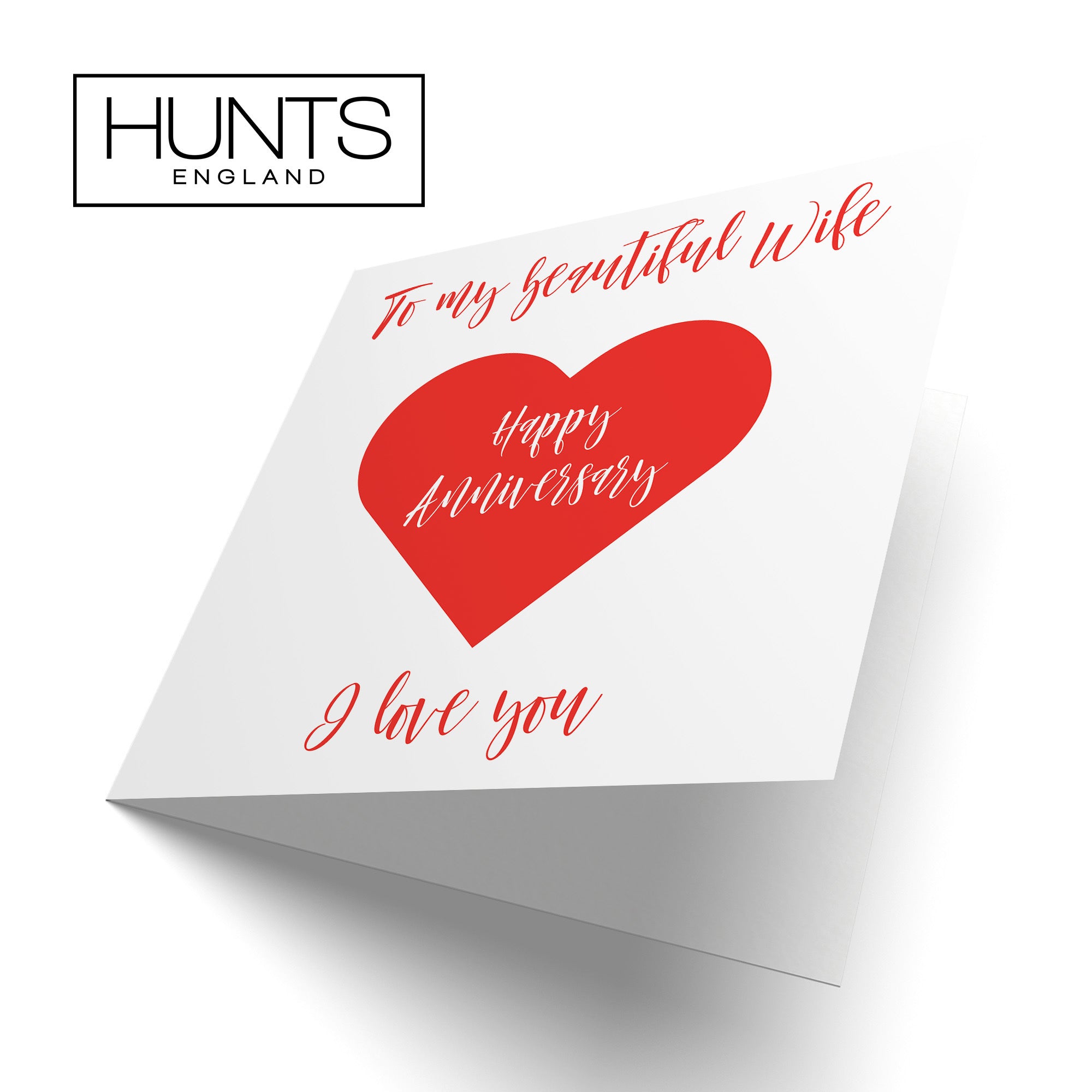 Wife Anniversary Card Love Heart - Default Title (TH03295)
