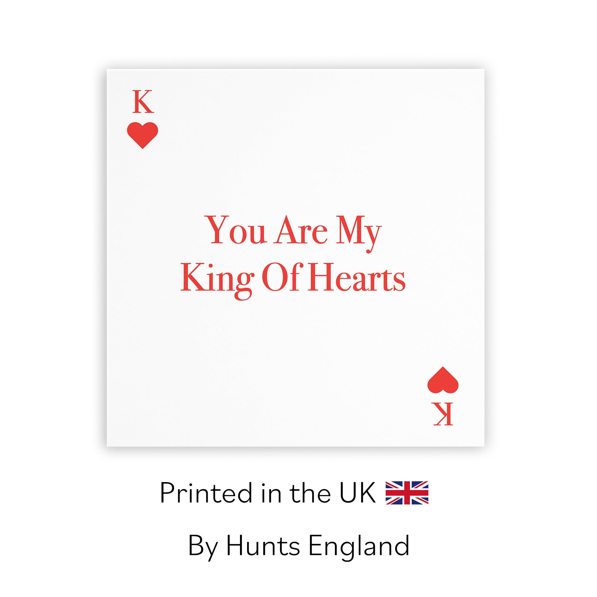 You Are My King Of Hearts Card Love Heart - Default Title (TH03307)