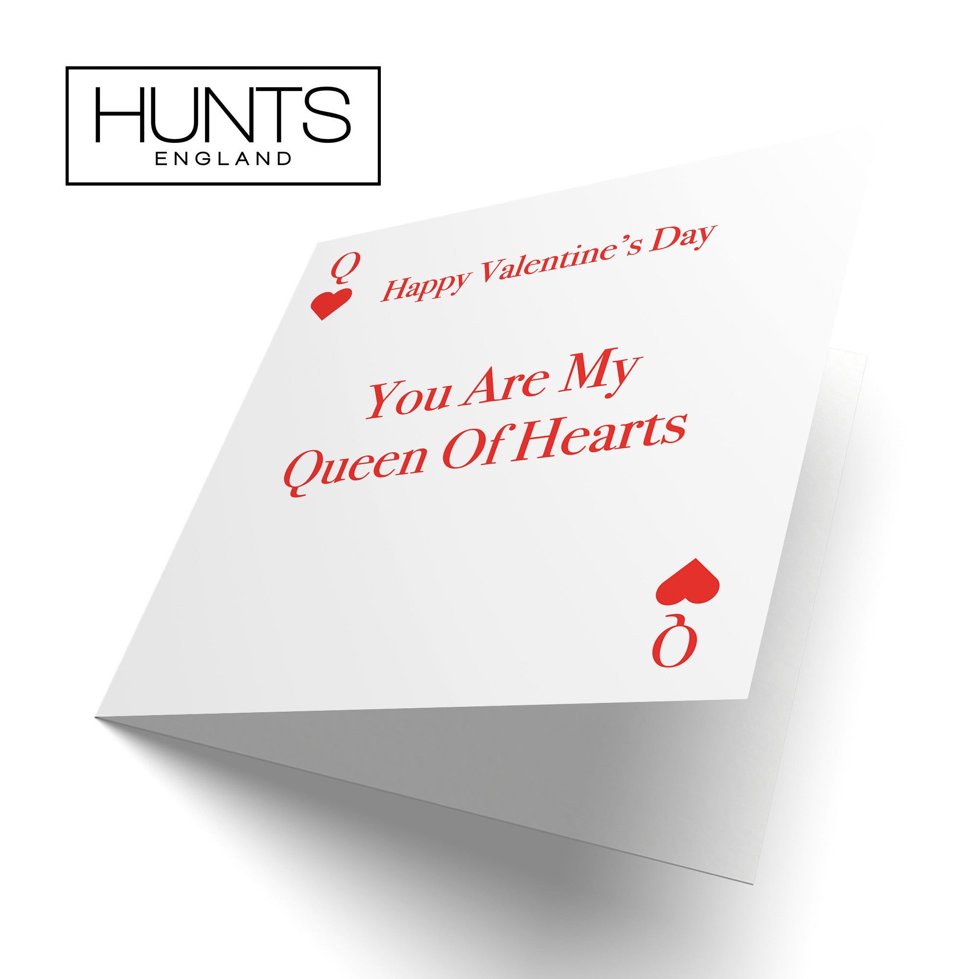 Queen Of Hearts Valentine's Day Card Love Hearts - Default Title (TH03309)