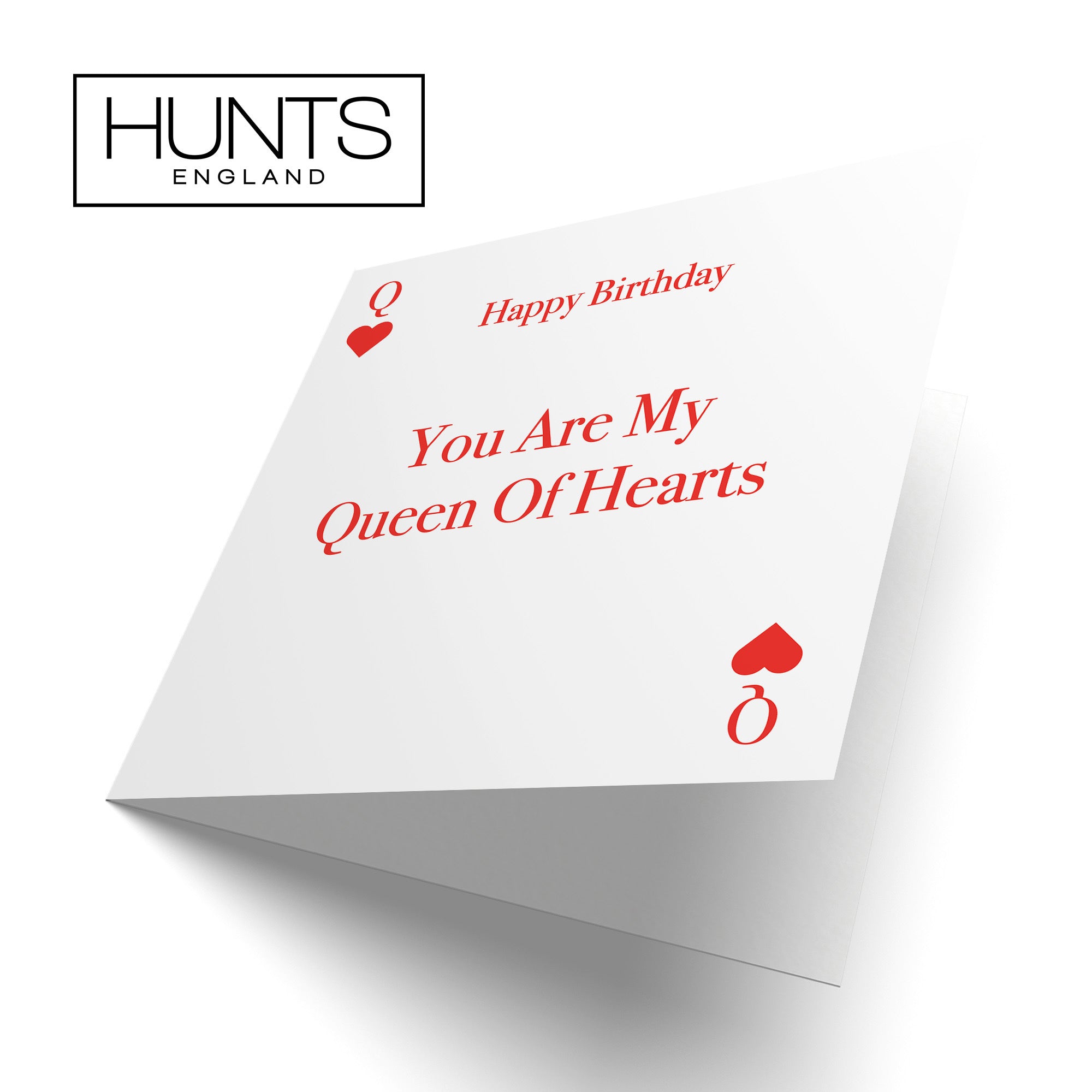 Queen Of Hearts Birthday Card Love Hearts - Default Title (TH03310)
