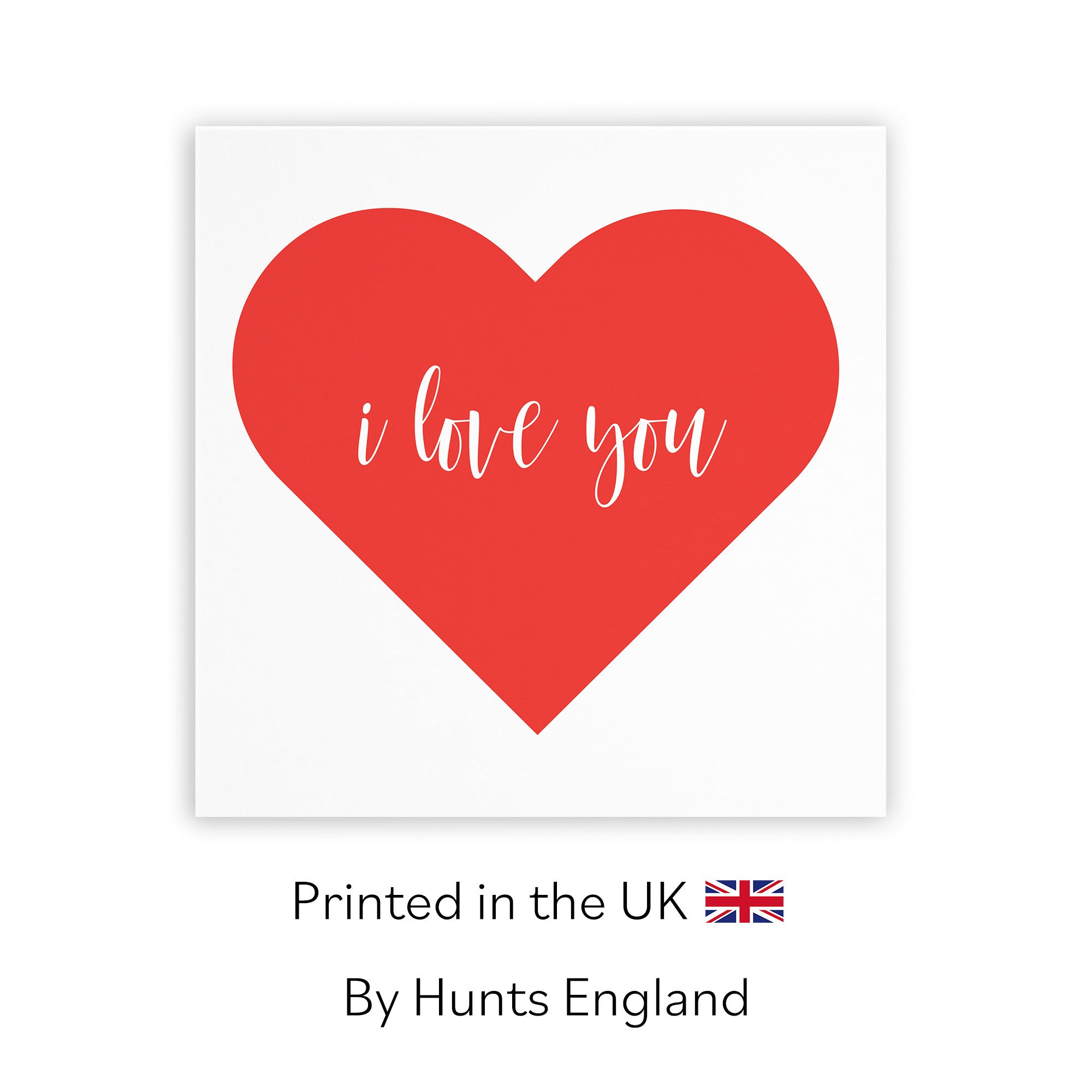I Love You Card Love Heart - Default Title (TH03311)