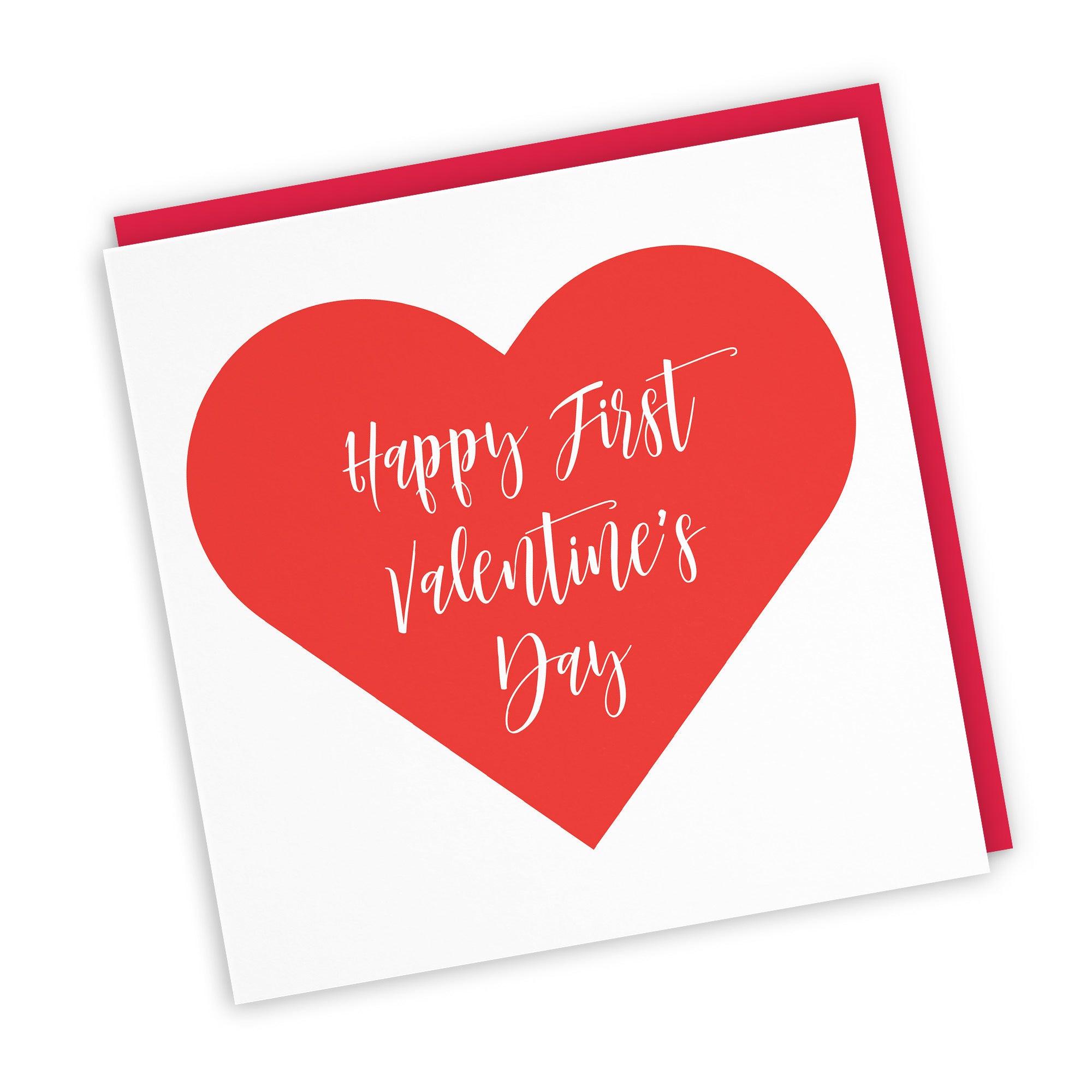 First Valentine's Day Card Love Hearts - Default Title (TH03313)