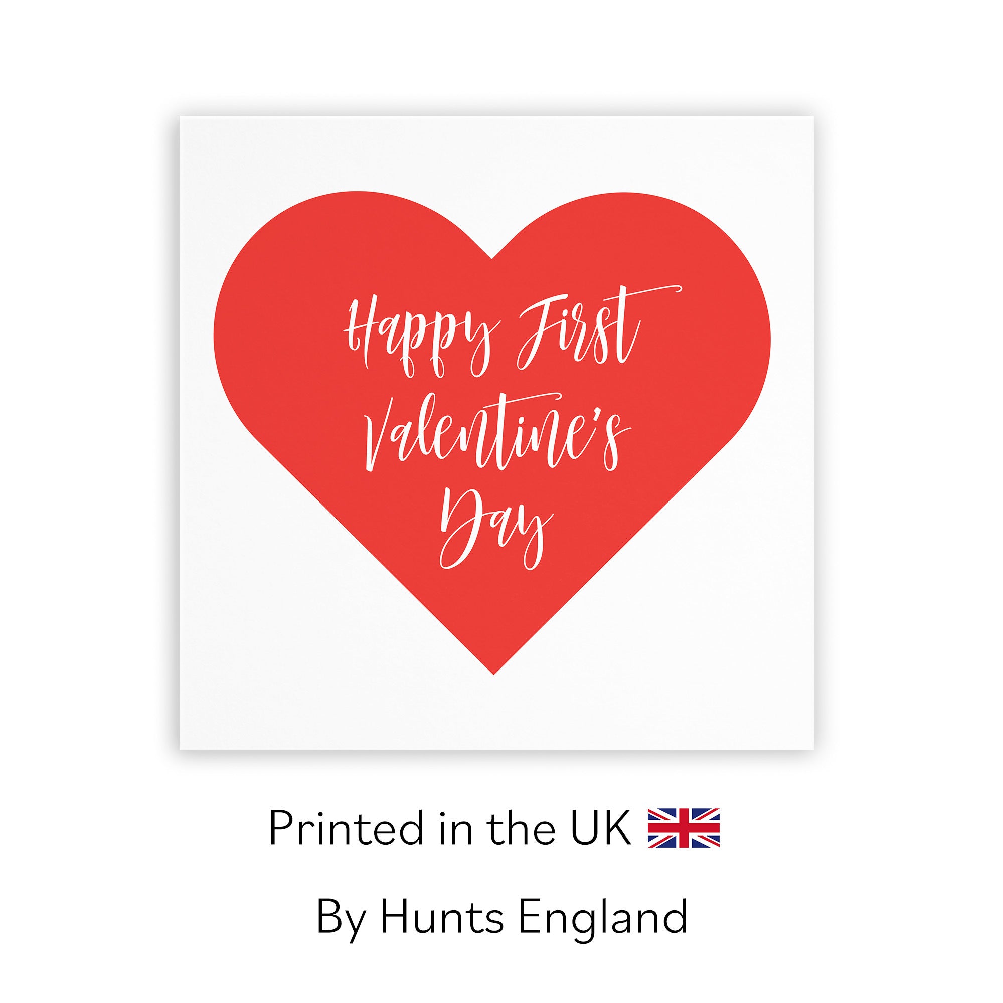First Valentine's Day Card Love Hearts - Default Title (TH03313)