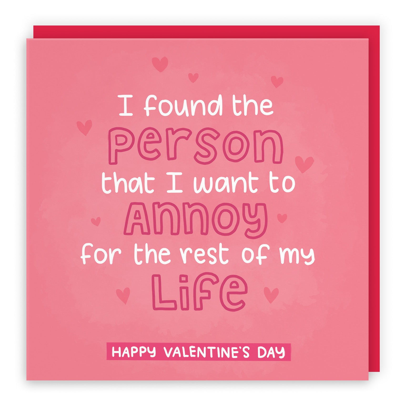 Funny Valentine's Day Card I Found The Person Words - Default Title (TH03325)